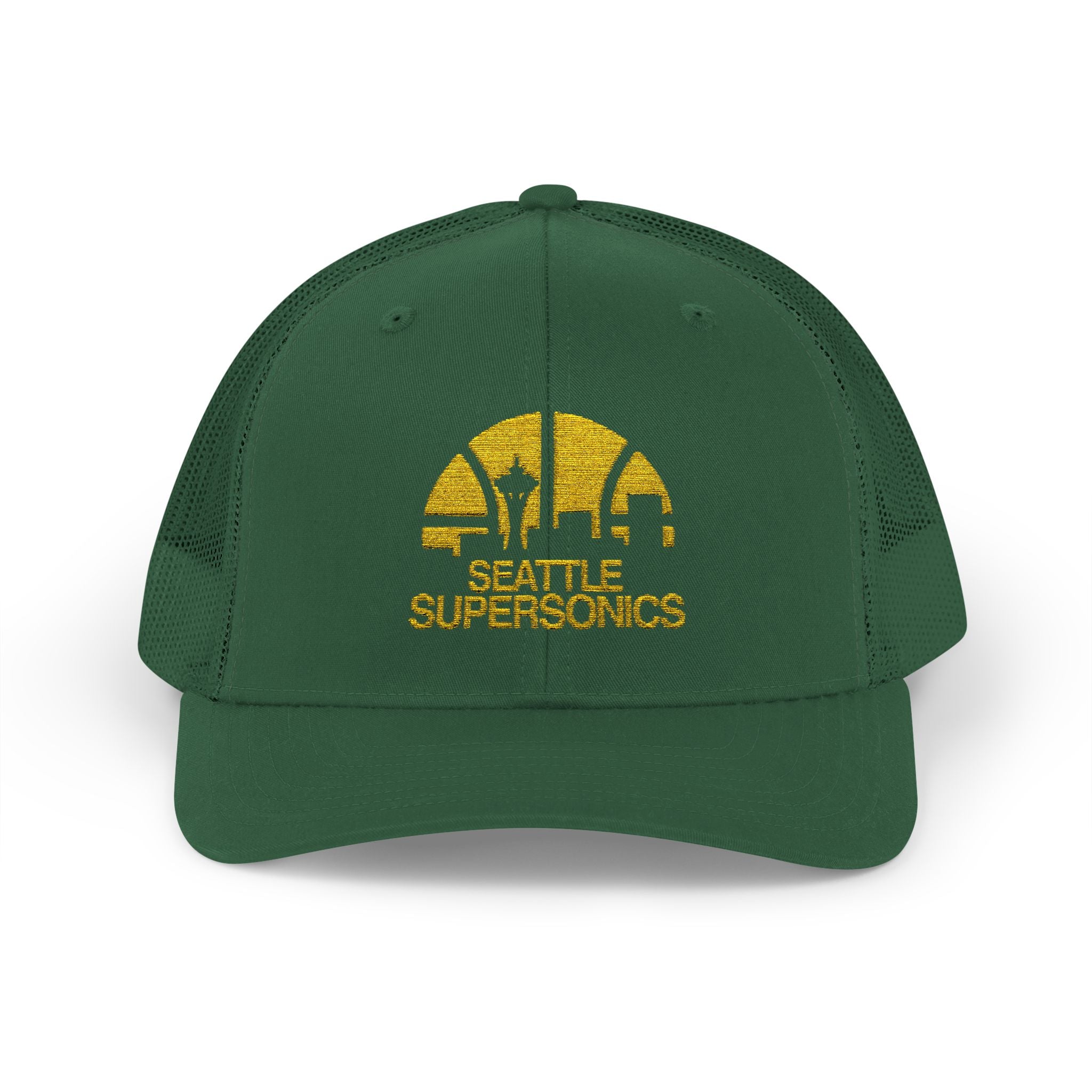 The Seattle SuperSonics Snapback Trucker Cap, American Flag Hat, Outdoor Cap, Casual Wear, Gift for Dad, 4th of July Apparel