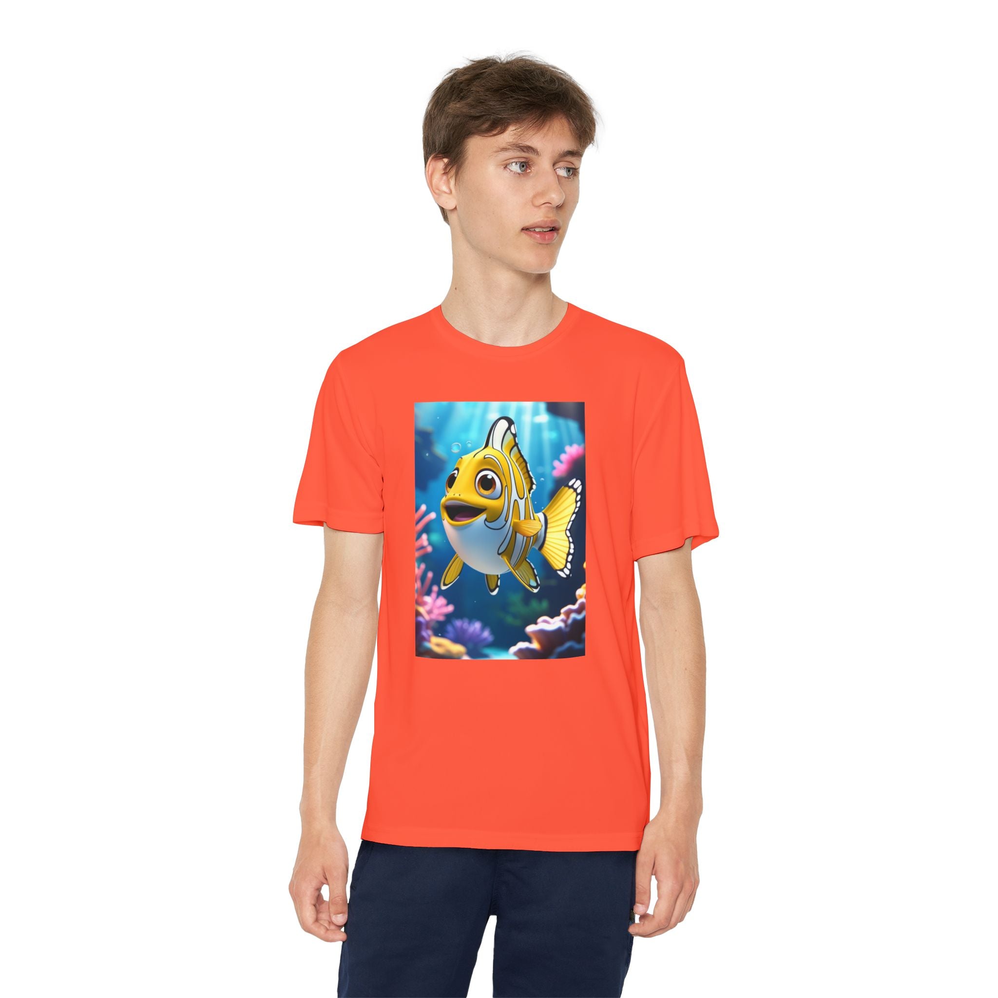 Nemo Fish Ocean Youth T-Shirt - Underwater Kids Tee, Finding Nemo Shirt, Beach Vacation Clothing, Ocean Lover Gift, Fish Theme Top