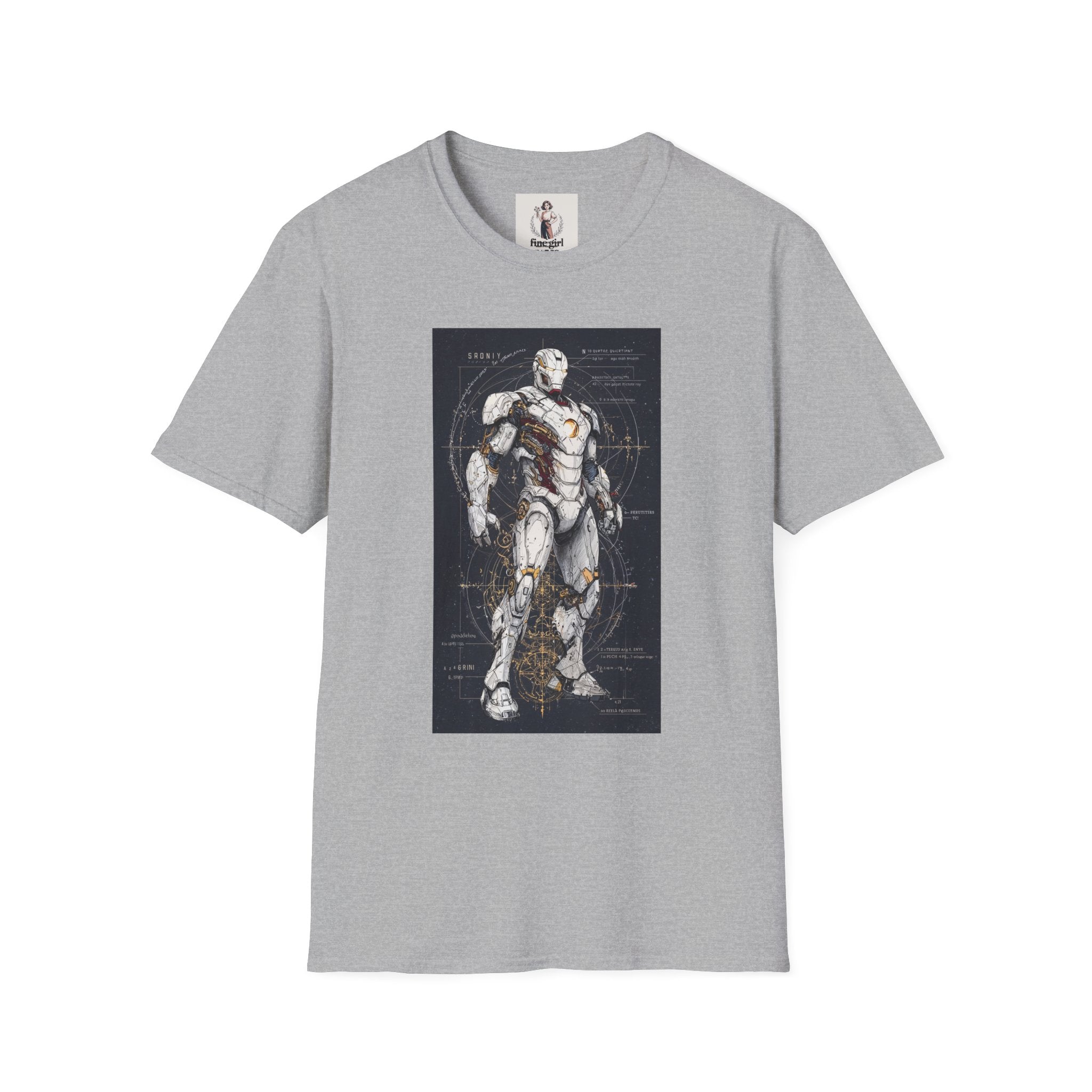 Ironman Superhero Marvel Unisex Softstyle T-Shirt, Comic Book Tee, Geeky Clothing, Cosplay Costume Top