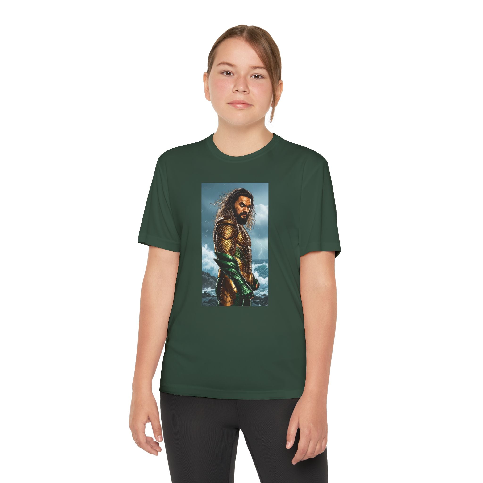 Aquaman Superhero Youth Tee, Kids Superhero Shirt, Child Aquaman T-shirt, Comic Book Tee, Superhero Fan Gift