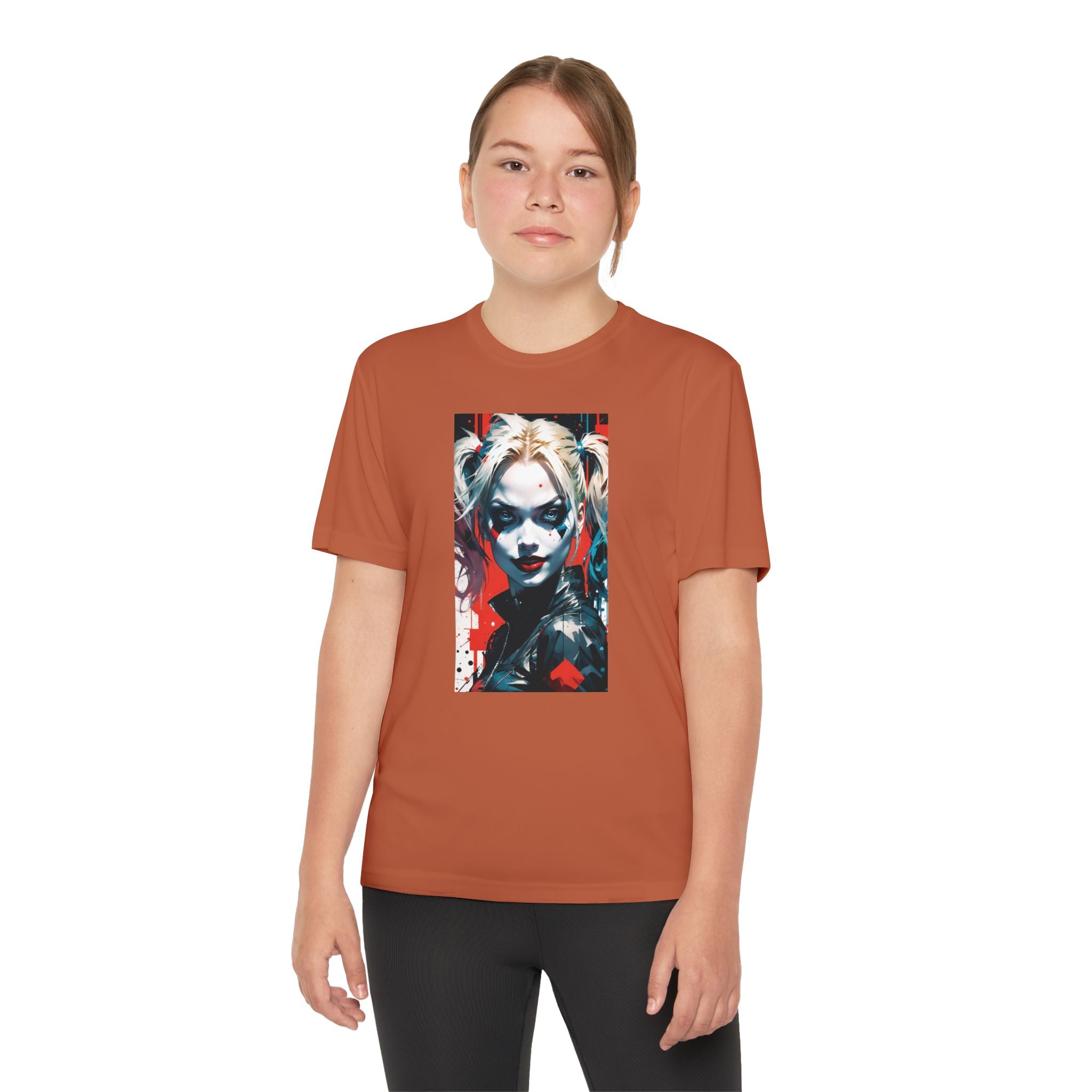 Superhero Youth T-Shirt Sports Graphic Tee, Cool Athletic Shirt for Kids