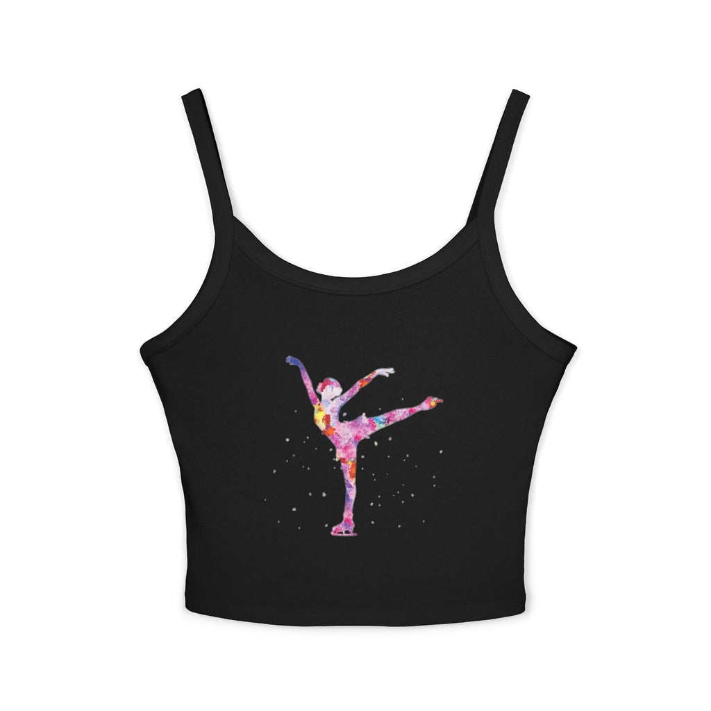 Ballet Woman Tank Top, Athletic Workout Top, Fitness Sleeveless Shirt, Jogging Muscle Tee, Exercise Gym Cami