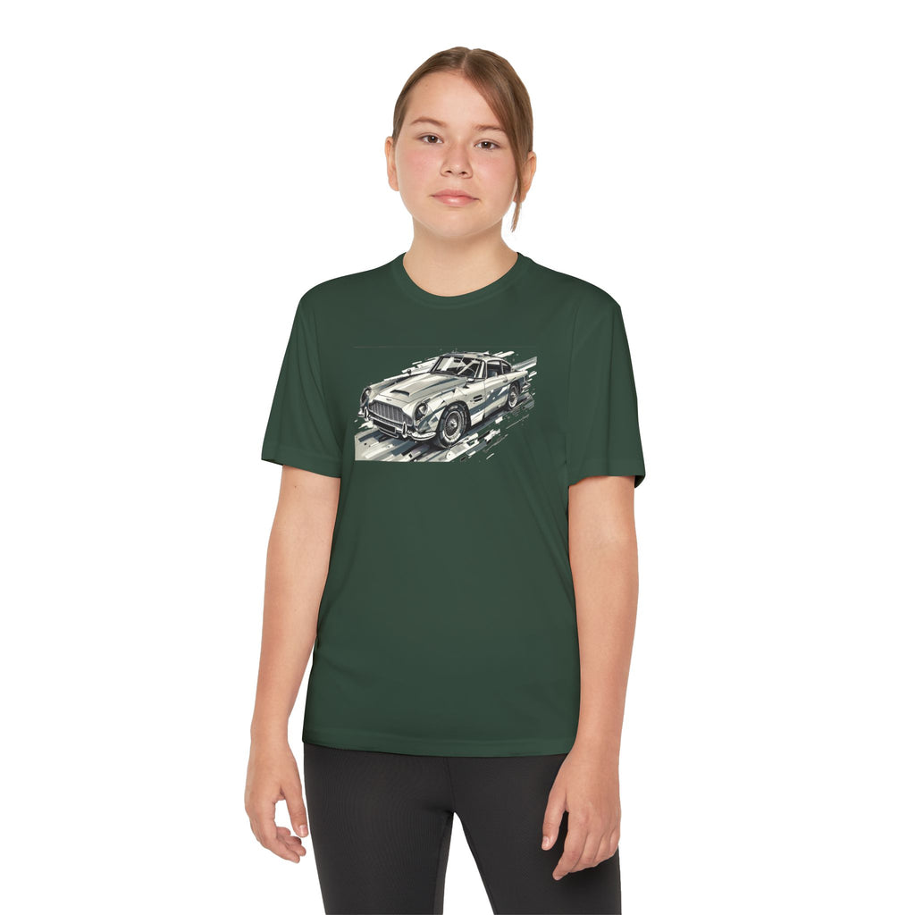 Aston Martin Youth T-Shirt Sports Graphic Tee, Cool Athletic Shirt for Kids, Perfect for Sports Events, Team Spirit