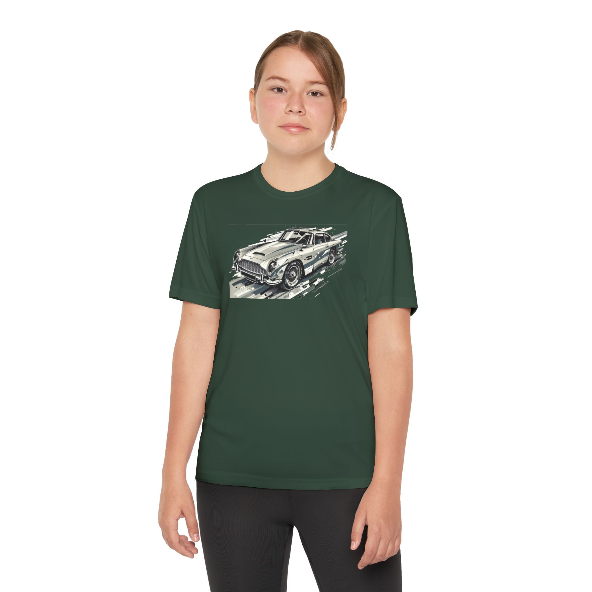 Aston Martin Youth T-Shirt Sports Graphic Tee, Cool Athletic Shirt for Kids, Perfect for Sports Events, Team Spirit
