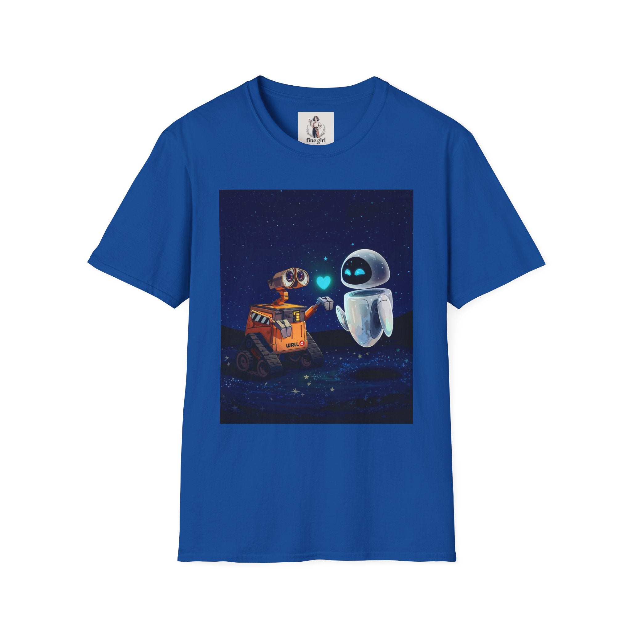 Wall-E Pixar Animation Unisex T-Shirt, Walt Disney Tee, Movie Lover Gift, Graphic Novelty Shirt, Cartoon Character Apparel