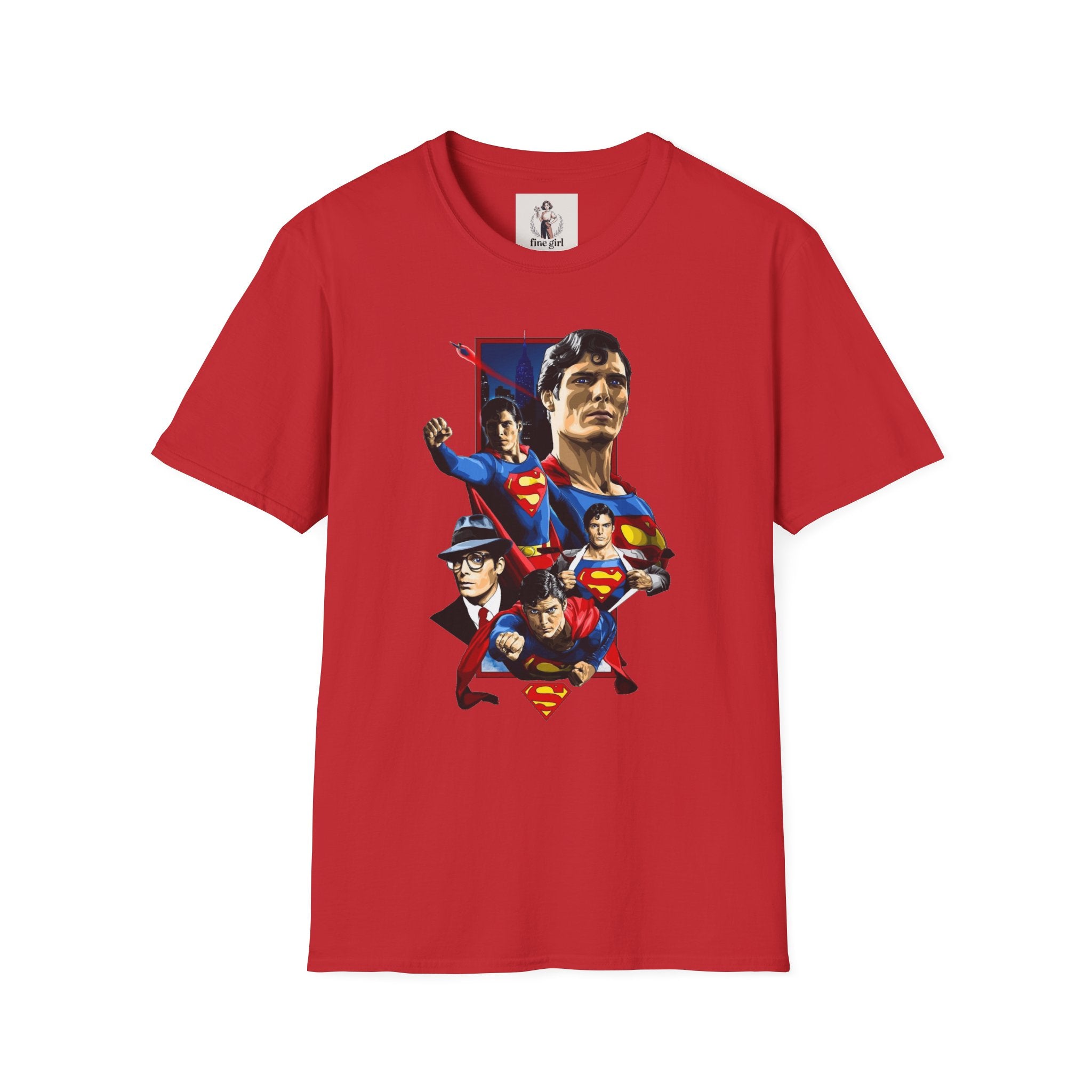 Superman Hero Unisex Softstyle T-Shirt