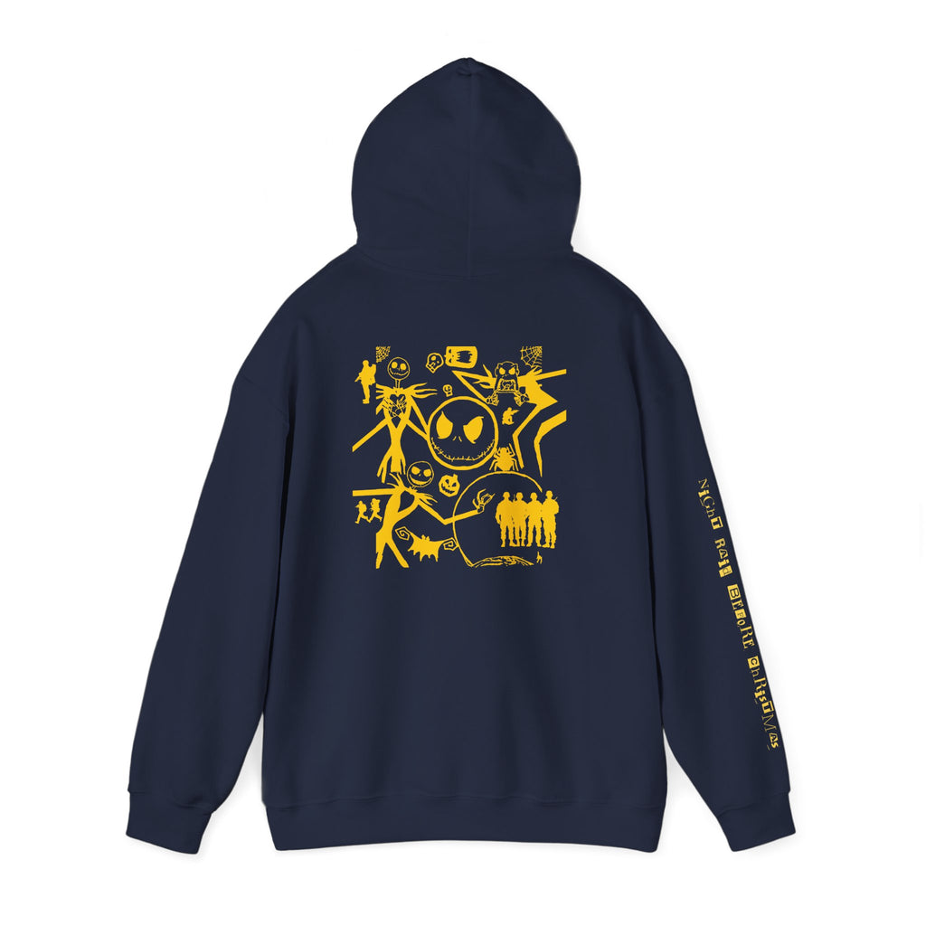 Night Raid Before Christmas Patriotic Hoodie Rebel Spirit Unisex Hoodie