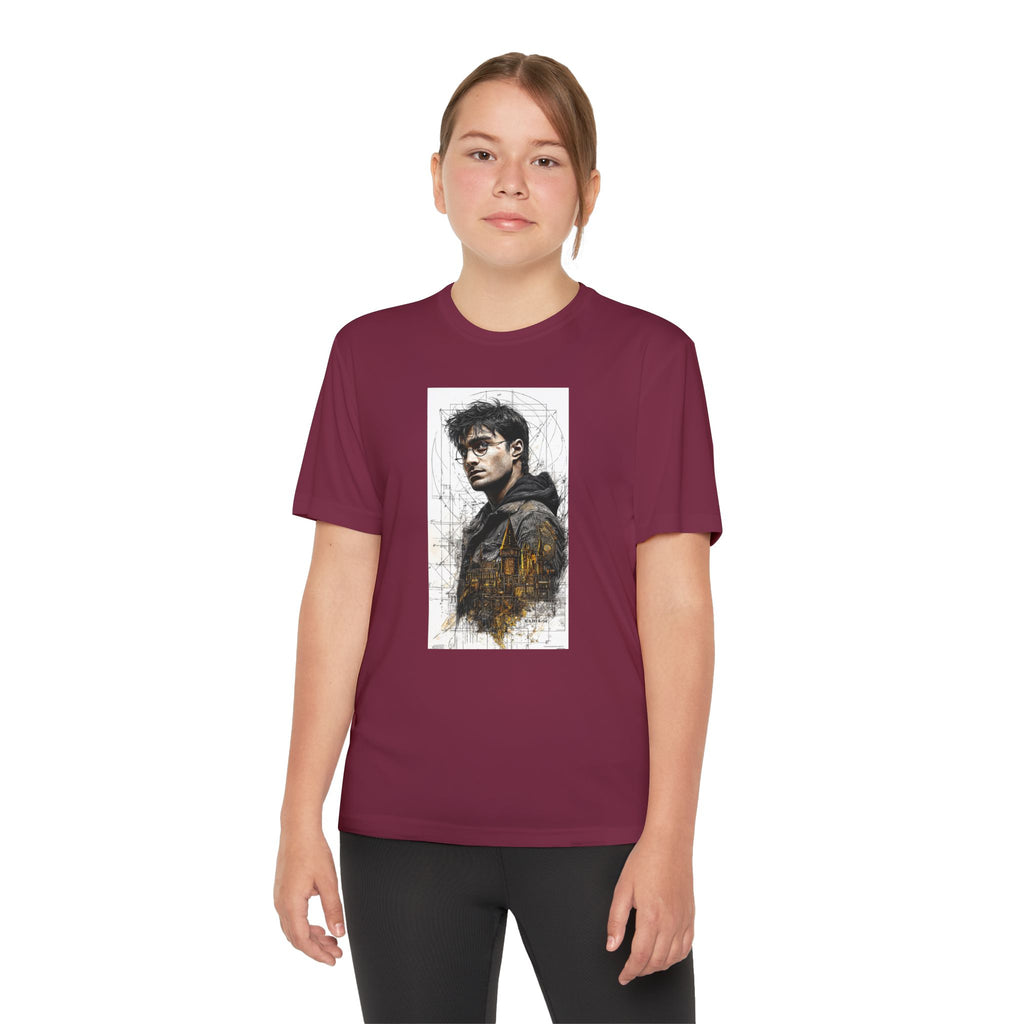Youth Competitor Tee - Harry Potter, Wizard School Shirt, Magical Kids Top, Hogwarts Fan Gift, Sorcerer's Stone T-Shirt