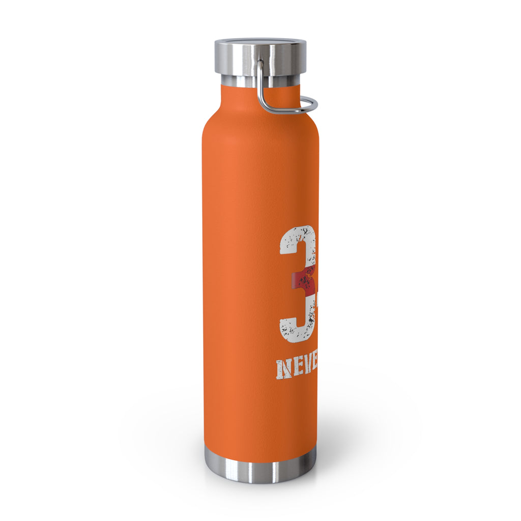 343 Firefighter Patriotic Copper Insulated Water Bottle