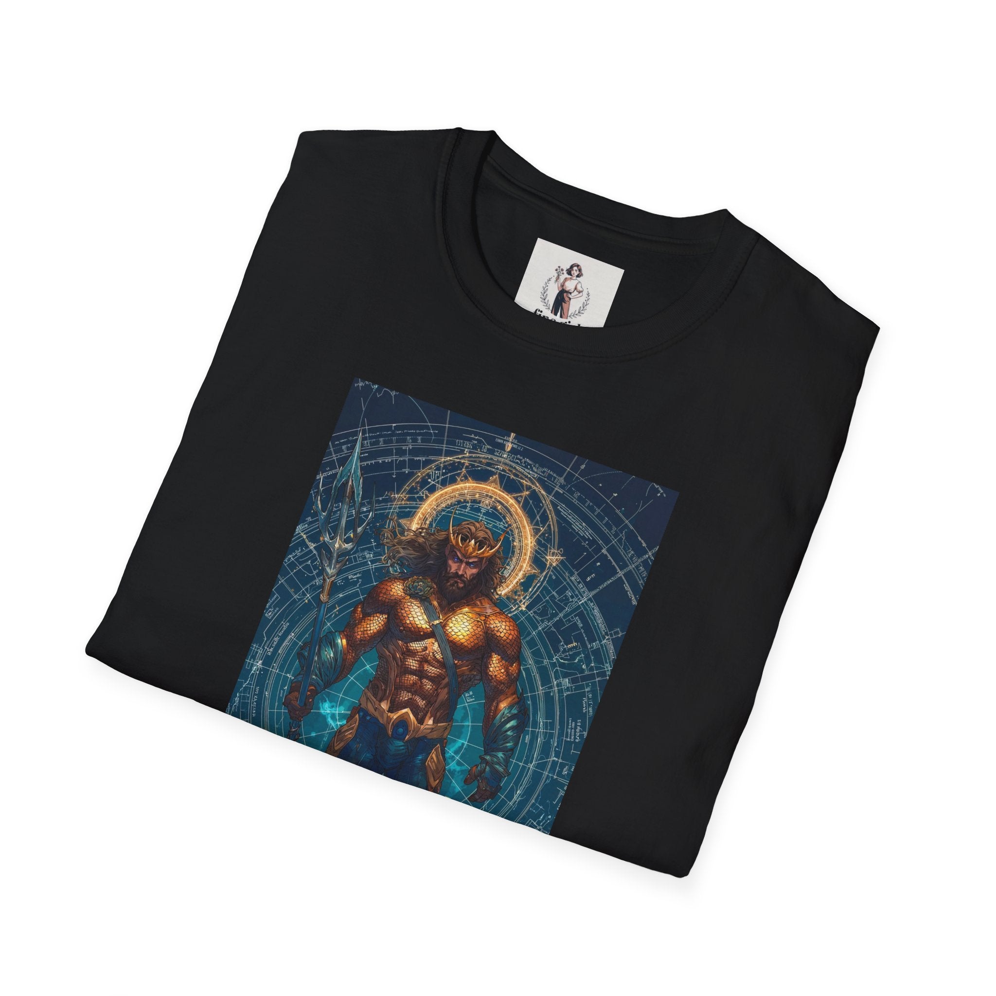 Aquaman Superhero Marvel Unisex Softstyle T-Shirt, Comic Book Tee, Geeky Clothing, Cosplay Costume Top