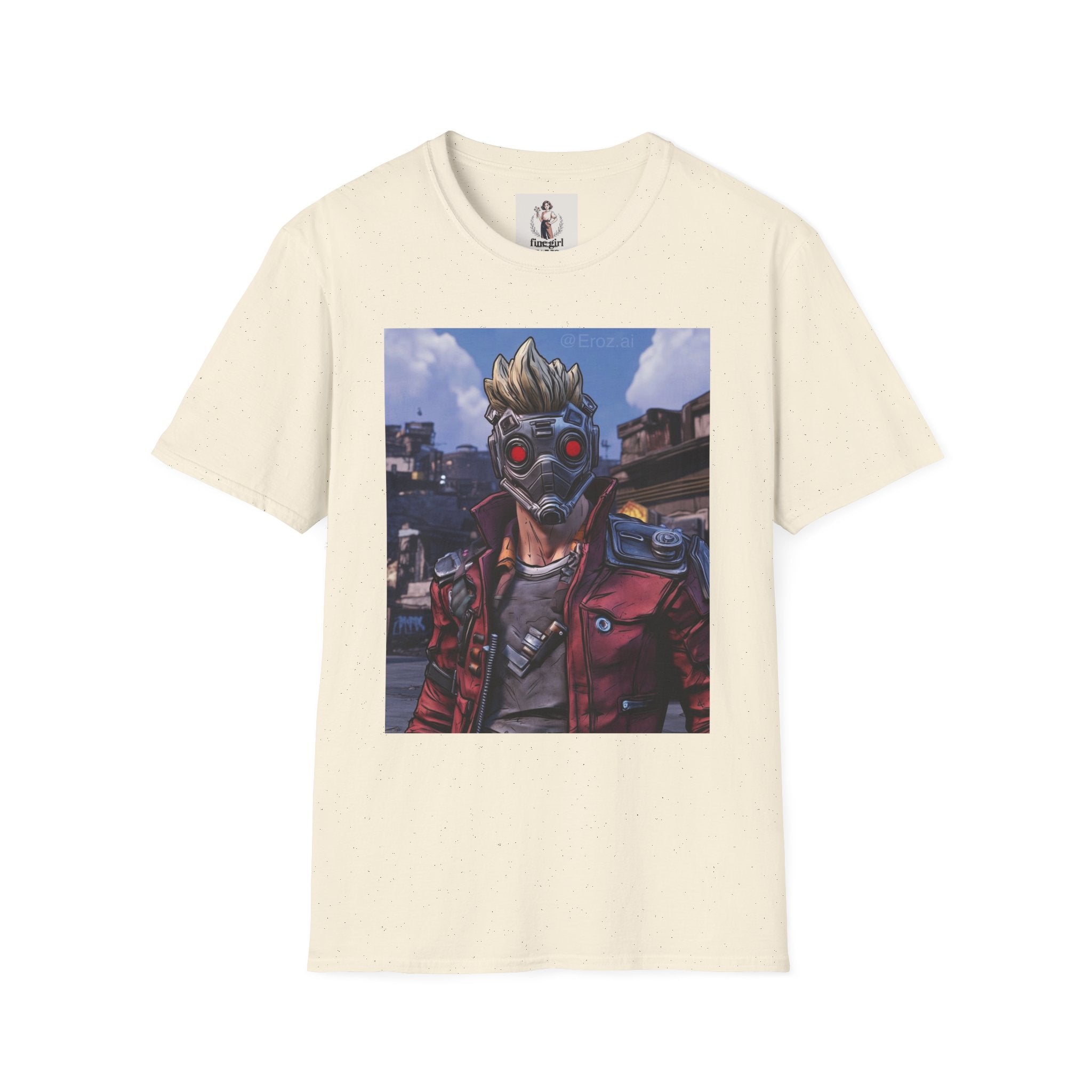 Star-Lord Superhero Marvel Unisex Softstyle T-Shirt, Comic Book Tee, Geeky Clothing, Cosplay Costume Top