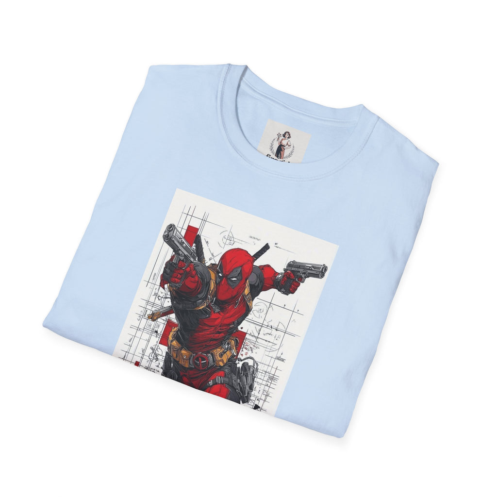 Deadpool Hero Unisex Softstyle T-Shirt