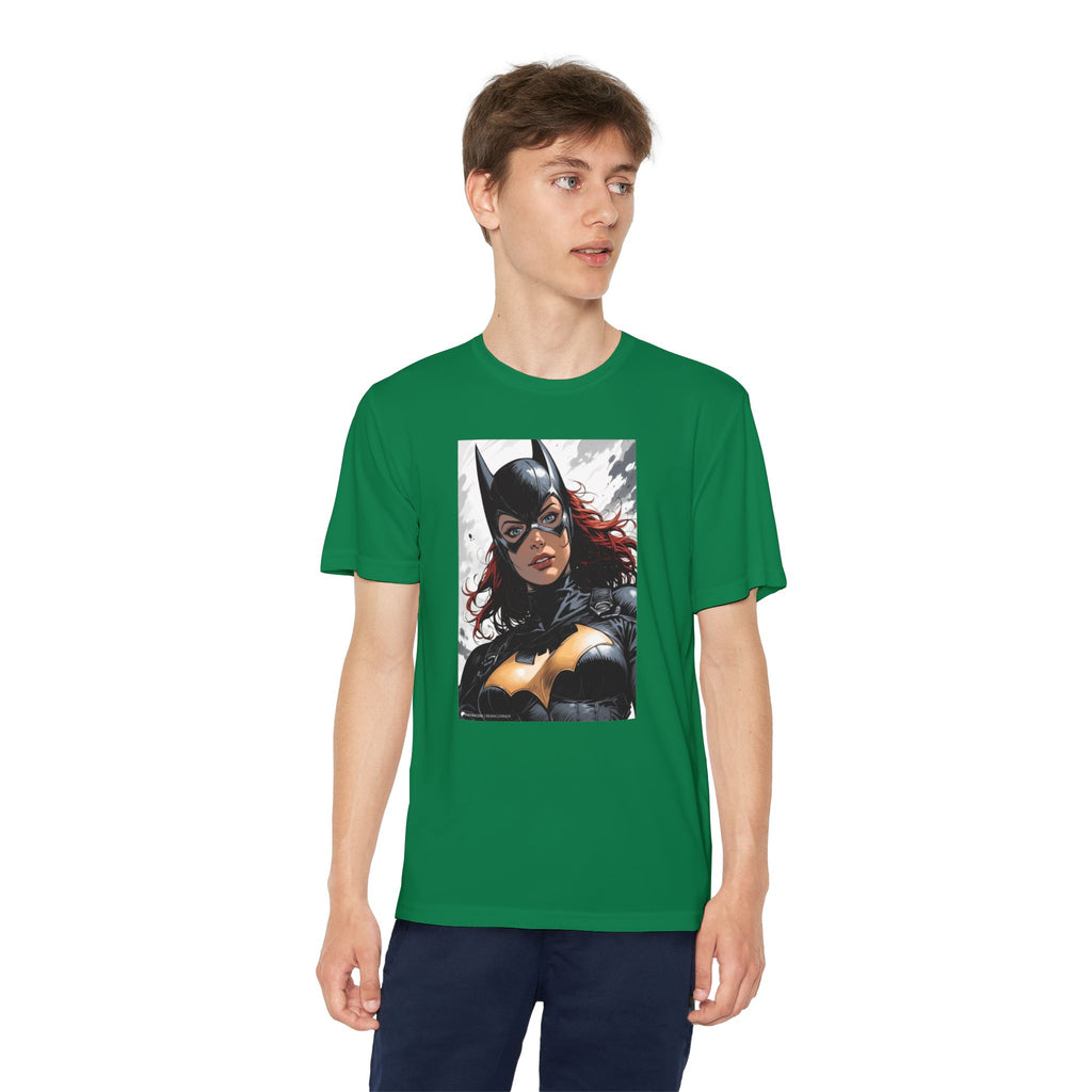 Superhero Youth T-Shirt Sports Graphic Tee, Cool Athletic Shirt for Kids