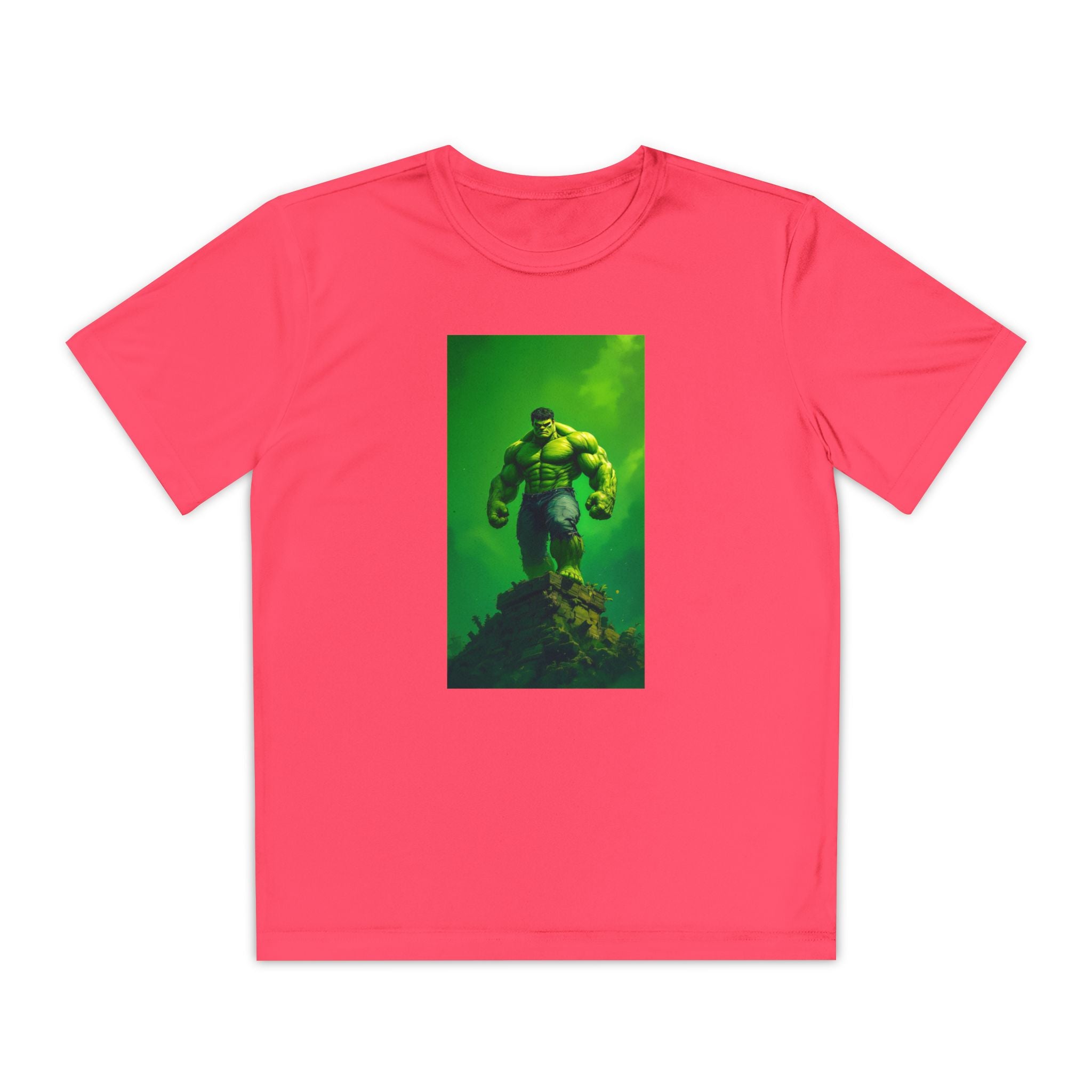 The Incredible Hulk Superhero Marvel Patriotic, Kids Graphic T-Shirt, Boys Hero Top, Girls Comic Book Clothing, Birthday