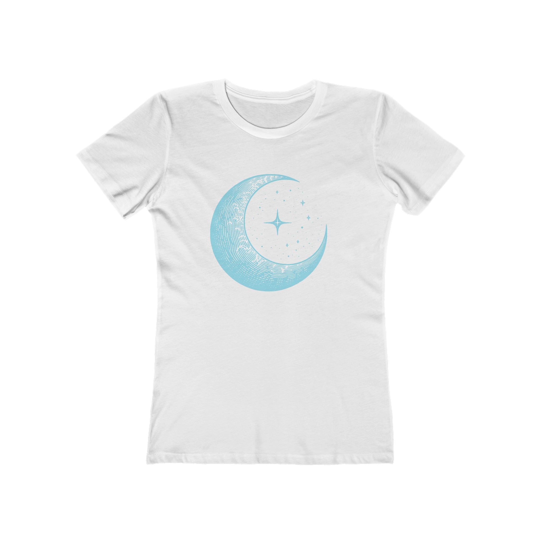 Moon Women's Tshirt, Lunar Graphic Tee, Celestial Shirt, Night Sky Top, Space Lover Gift