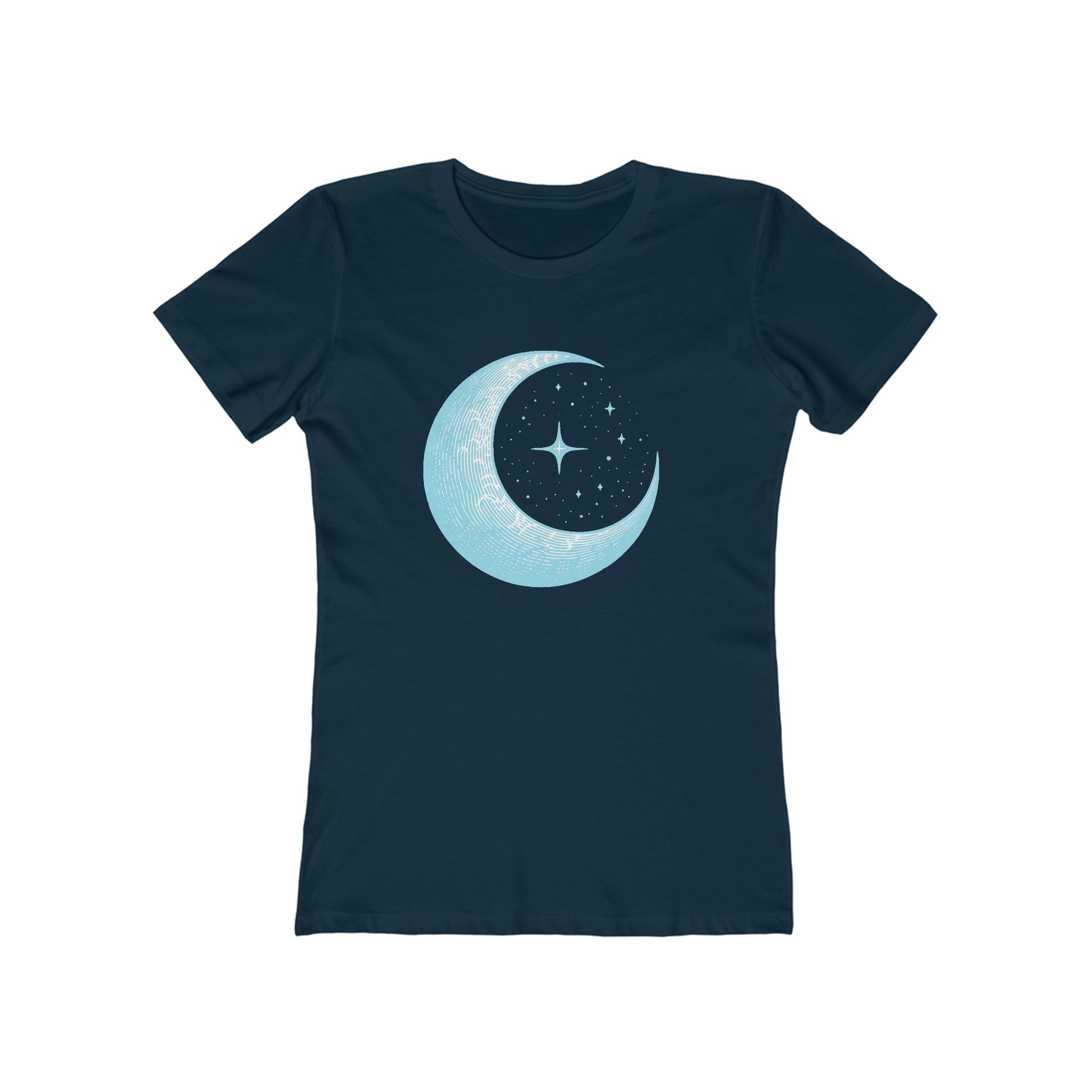 Moon Women's Tshirt, Lunar Graphic Tee, Celestial Shirt, Night Sky Top, Space Lover Gift