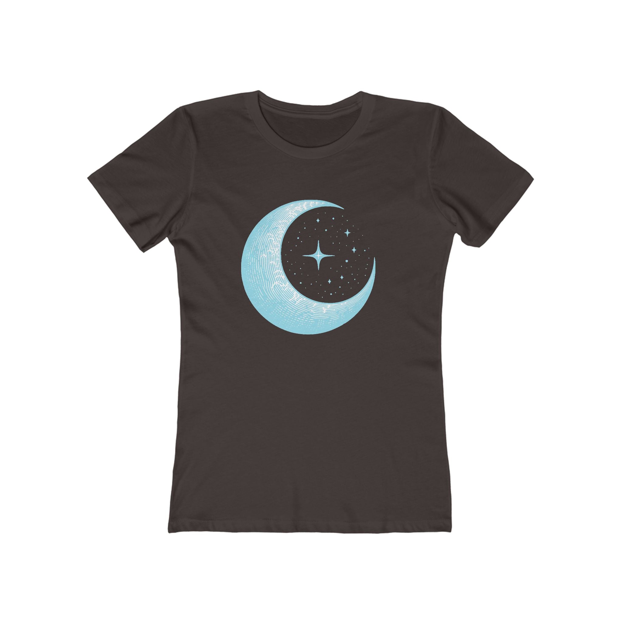 Moon Women's Tshirt, Lunar Graphic Tee, Celestial Shirt, Night Sky Top, Space Lover Gift