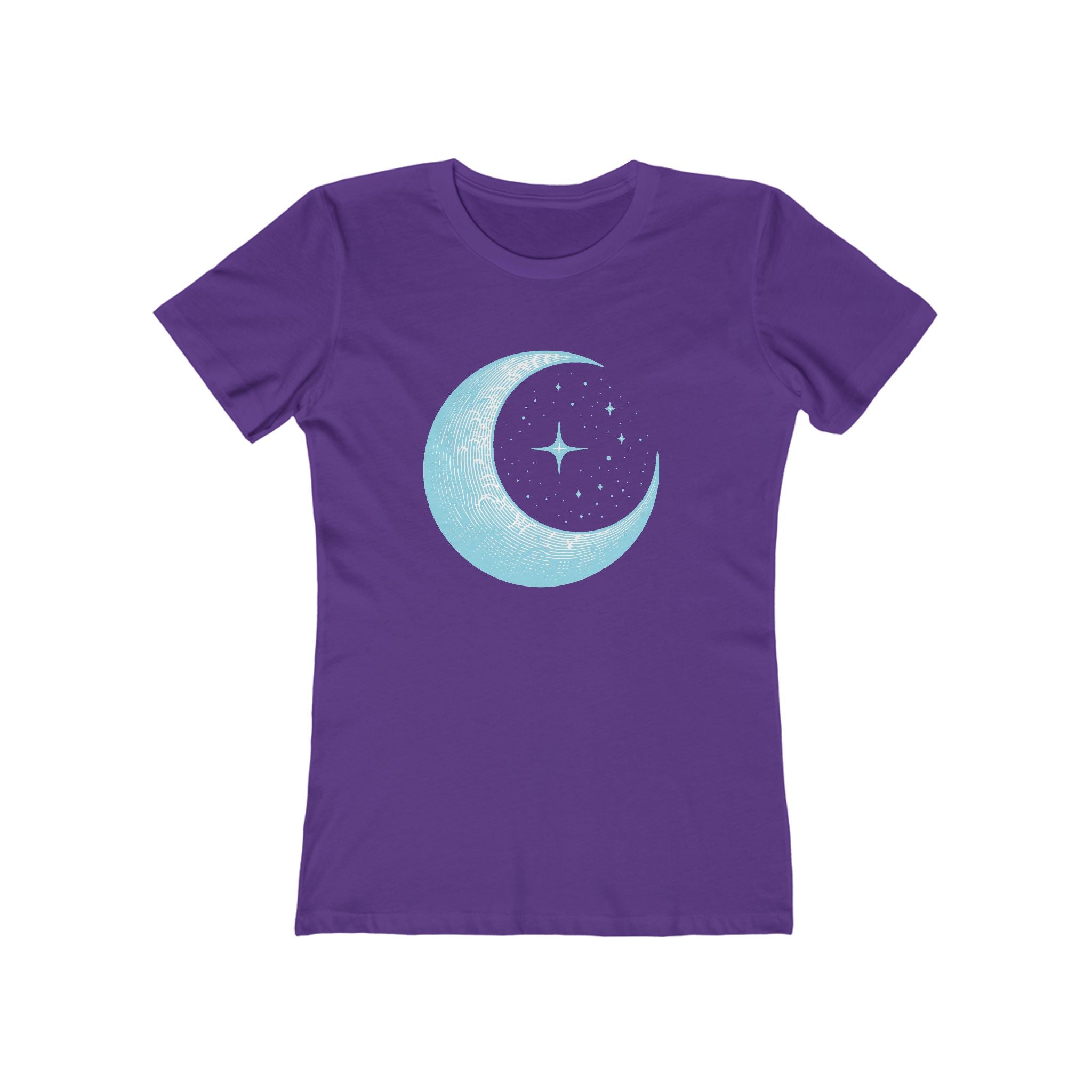 Moon Women's Tshirt, Lunar Graphic Tee, Celestial Shirt, Night Sky Top, Space Lover Gift