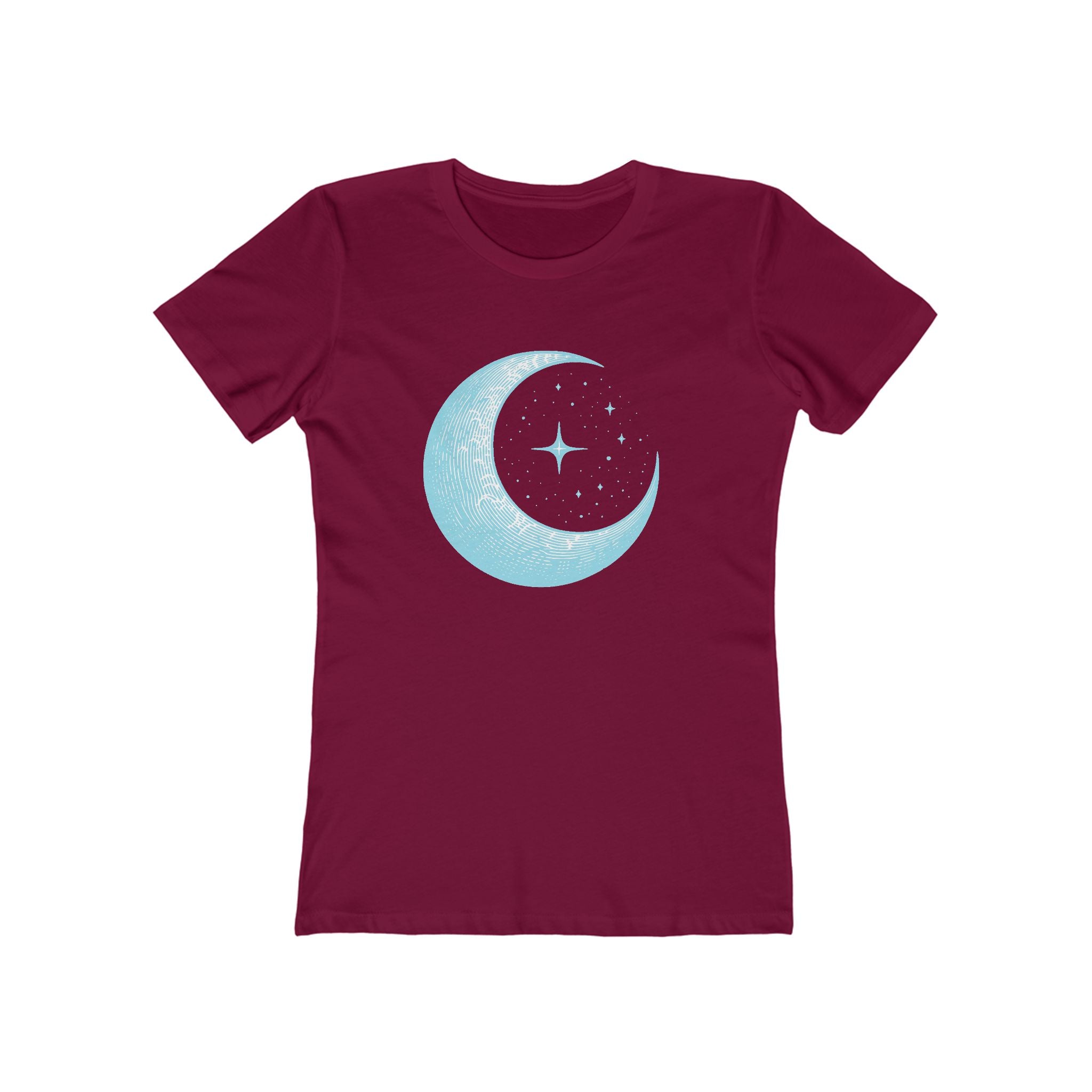 Moon Women's Tshirt, Lunar Graphic Tee, Celestial Shirt, Night Sky Top, Space Lover Gift