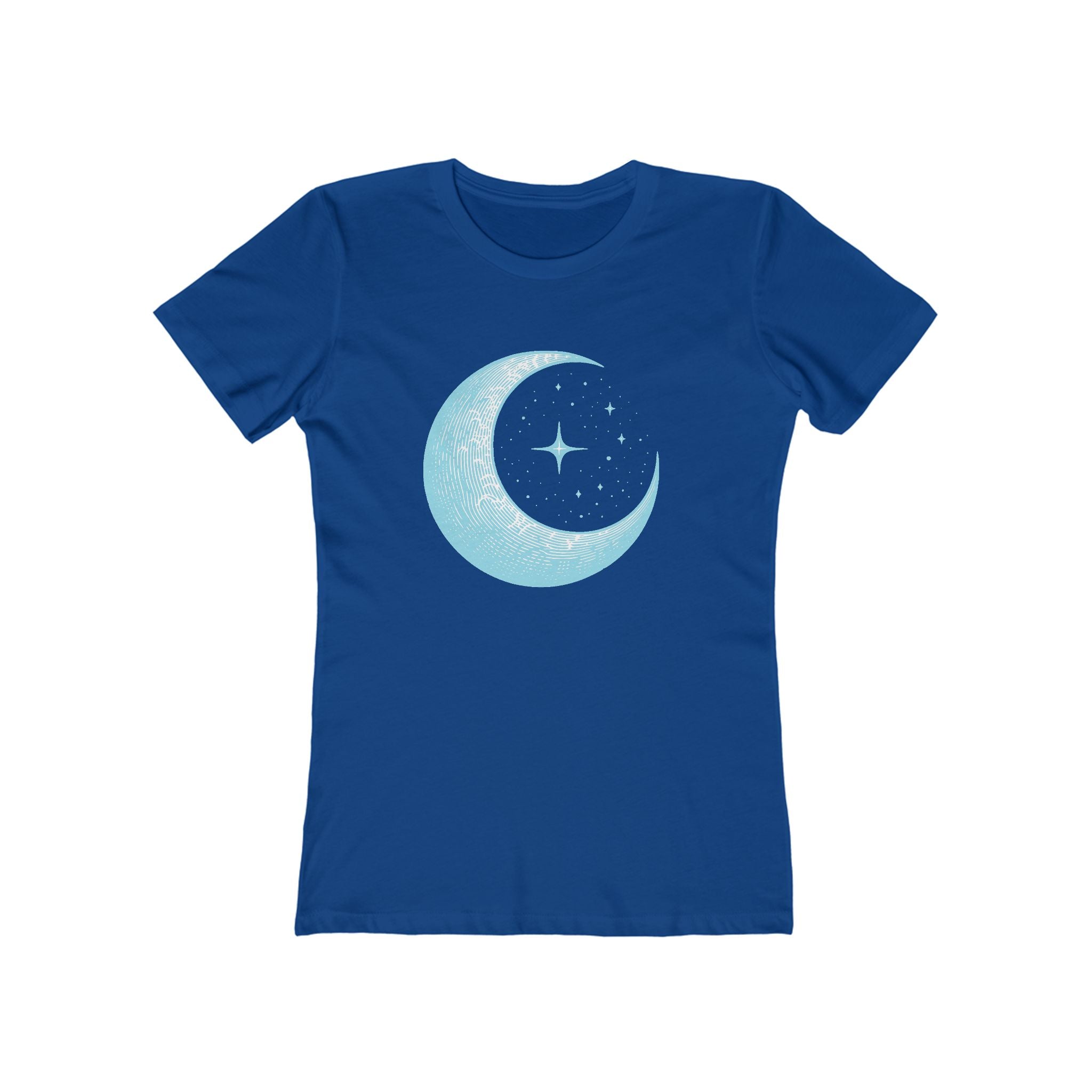 Moon Women's Tshirt, Lunar Graphic Tee, Celestial Shirt, Night Sky Top, Space Lover Gift