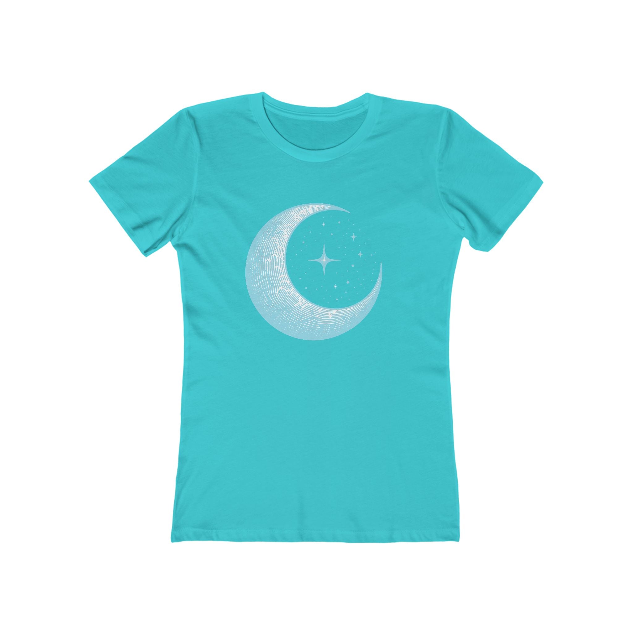 Moon Women's Tshirt, Lunar Graphic Tee, Celestial Shirt, Night Sky Top, Space Lover Gift