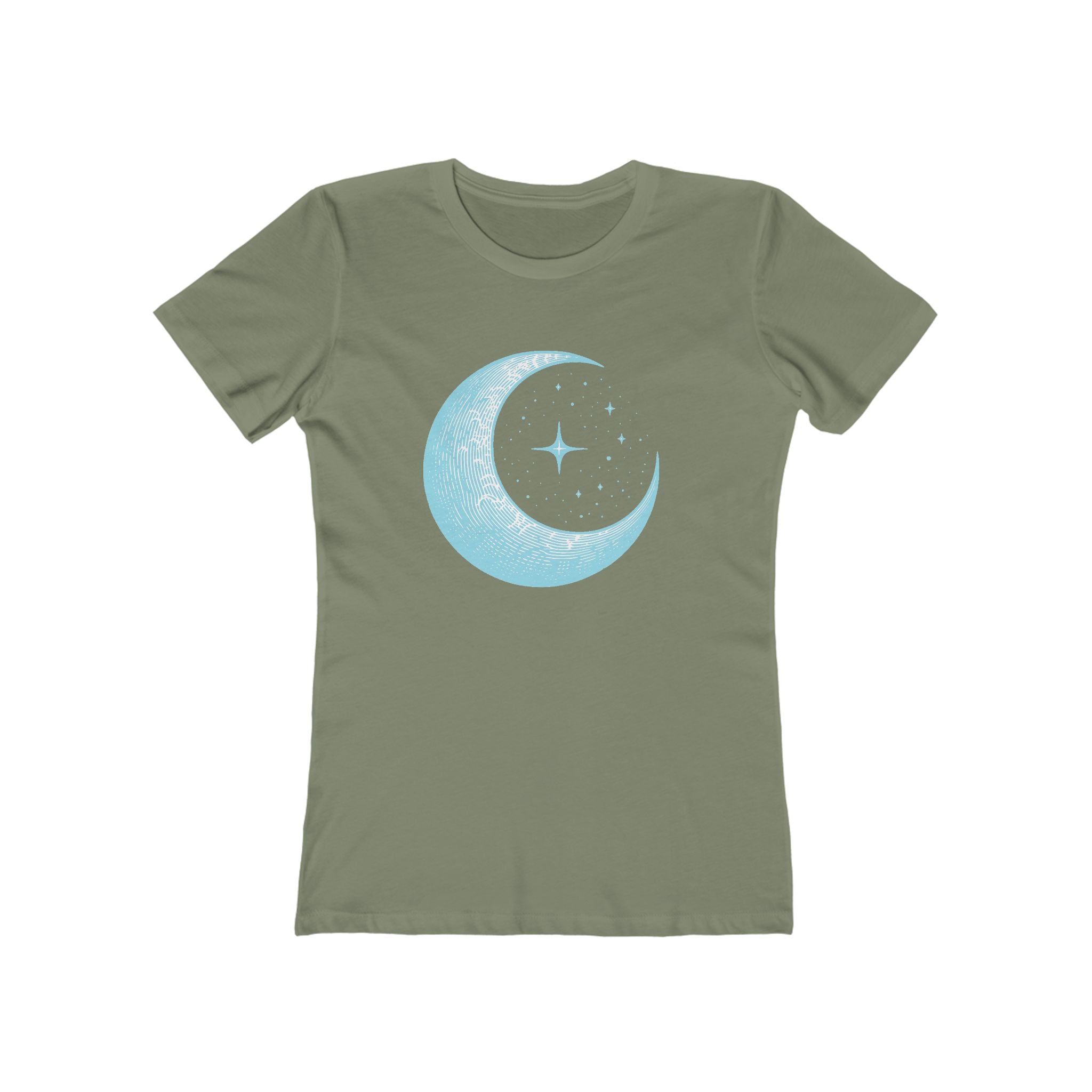 Moon Women's Tshirt, Lunar Graphic Tee, Celestial Shirt, Night Sky Top, Space Lover Gift