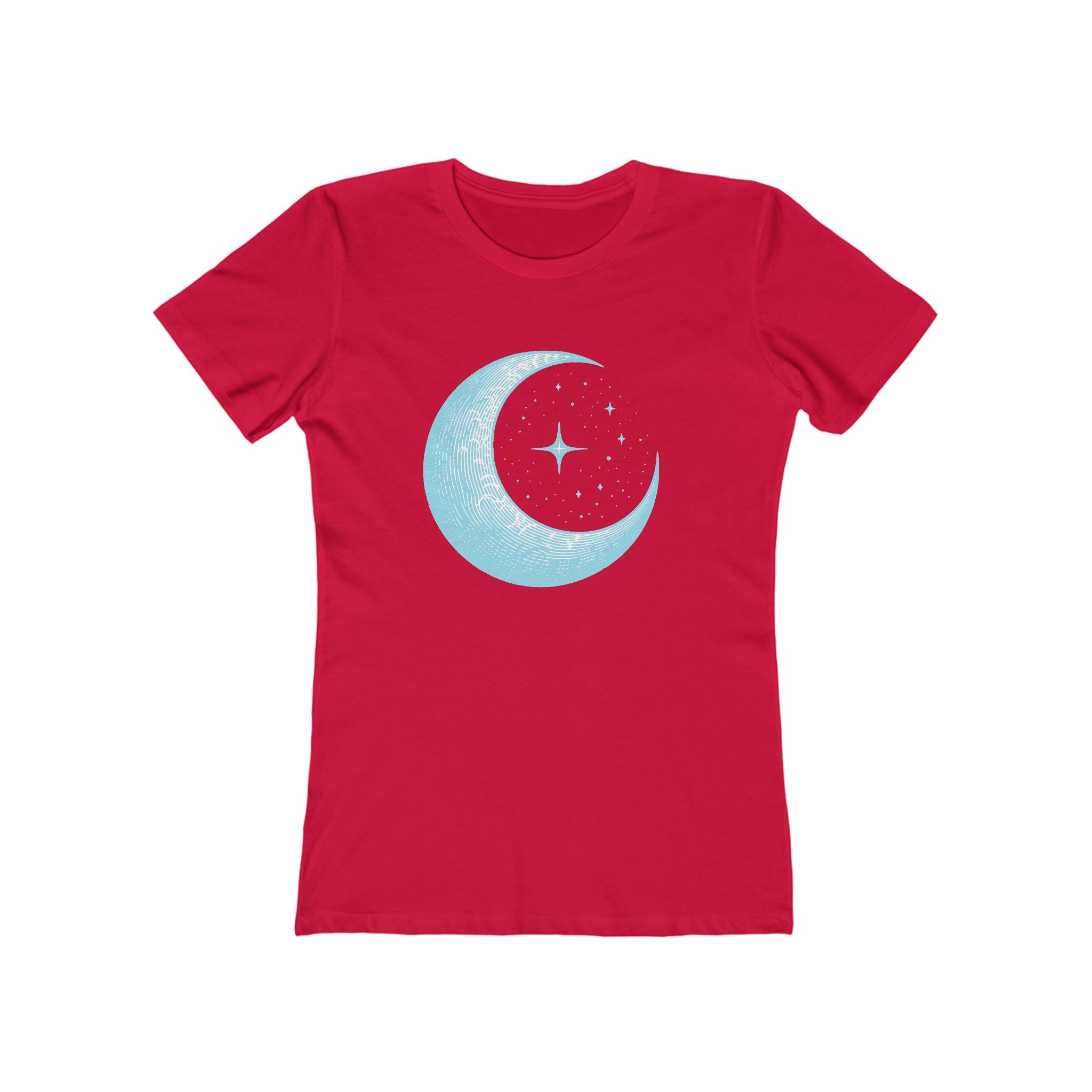 Moon Women's Tshirt, Lunar Graphic Tee, Celestial Shirt, Night Sky Top, Space Lover Gift