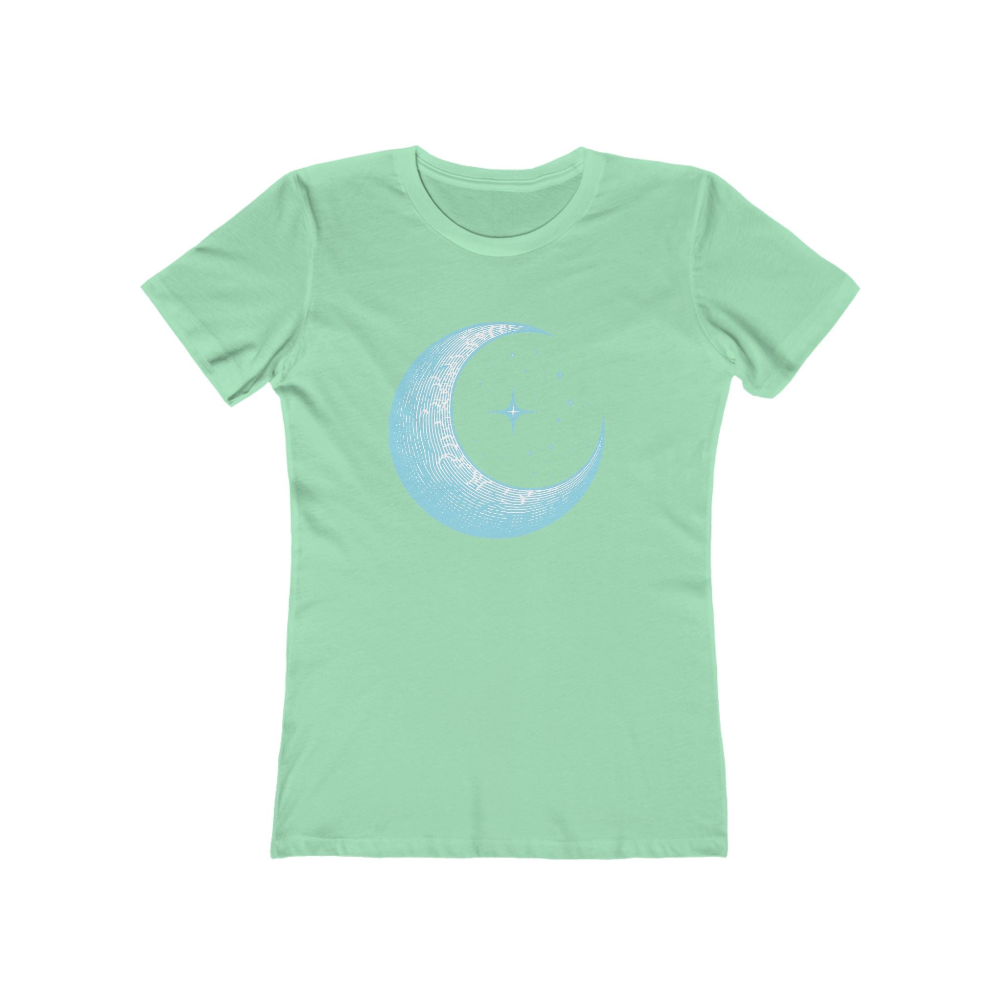 Moon Women's Tshirt, Lunar Graphic Tee, Celestial Shirt, Night Sky Top, Space Lover Gift