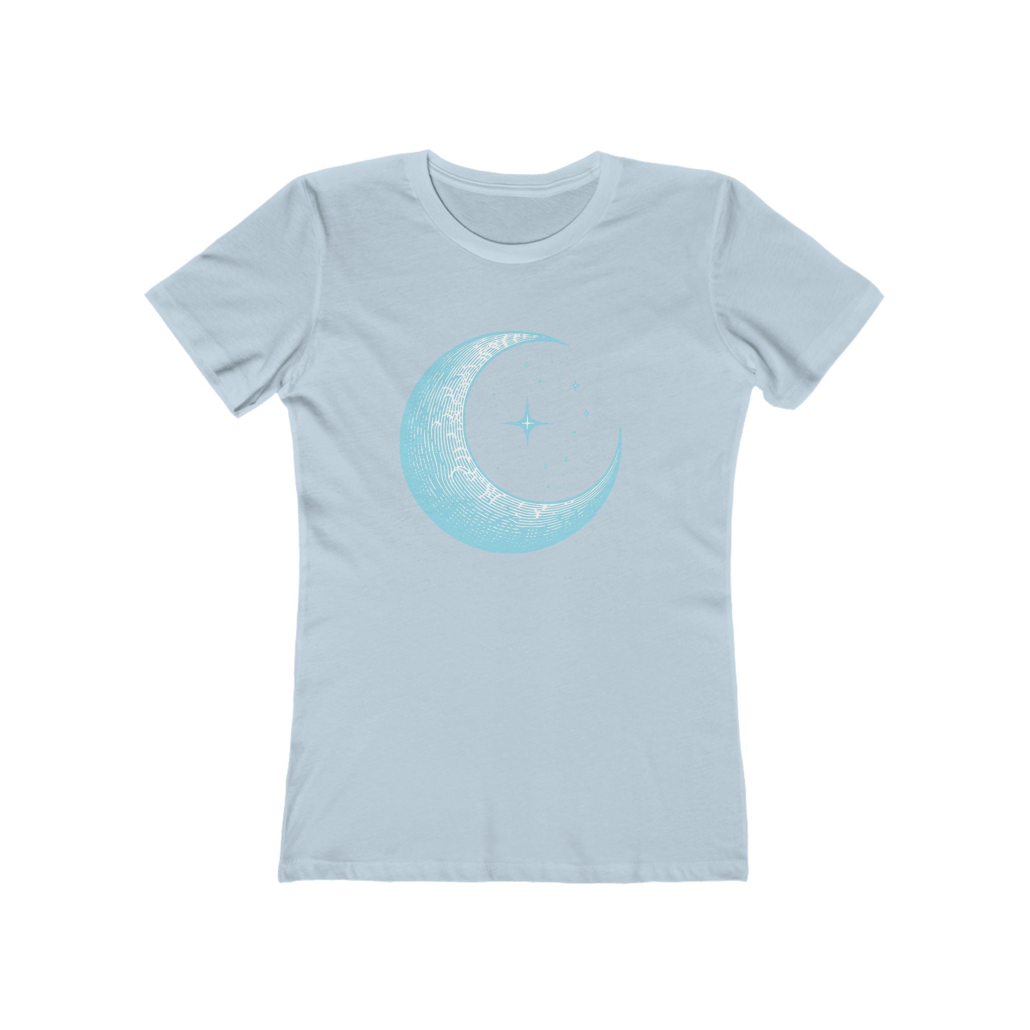 Moon Women's Tshirt, Lunar Graphic Tee, Celestial Shirt, Night Sky Top, Space Lover Gift