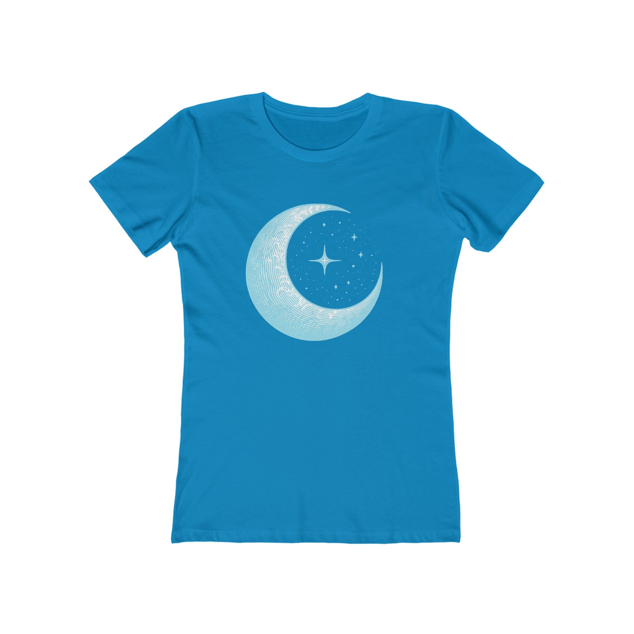 Moon Women's Tshirt, Lunar Graphic Tee, Celestial Shirt, Night Sky Top, Space Lover Gift