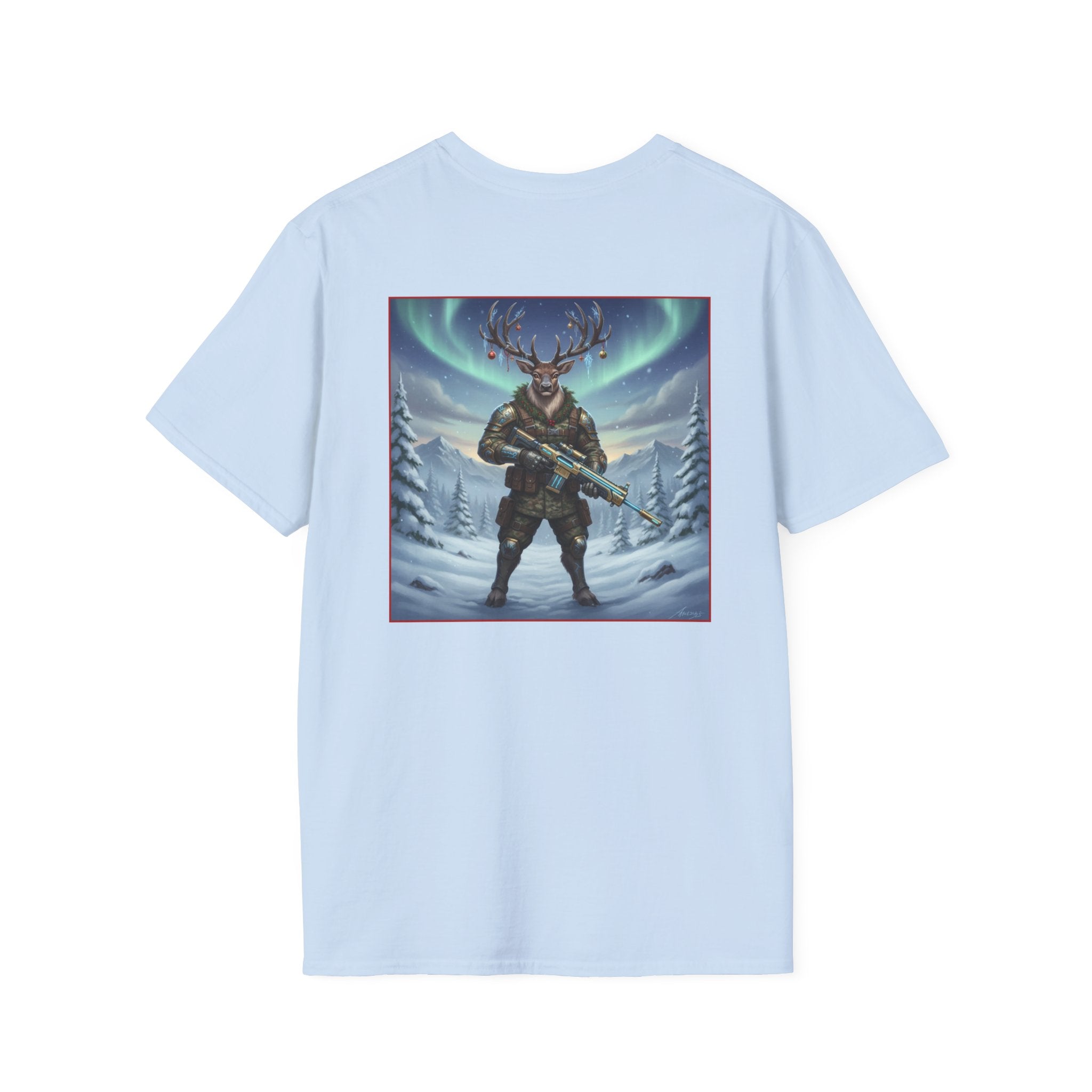 Yule Guard Patriotic Christmas Holiday ~ Unisex Softstyle T-Shirt