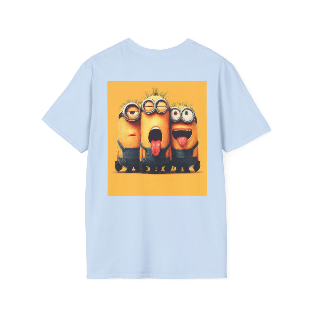 Minions Despicable Me Youth T-Shirt Gru Movie Fan Tee, Unisex Softstyle Shirt, Kids Birthday Gift, Cartoon Character Top, Funny Graphic Tee