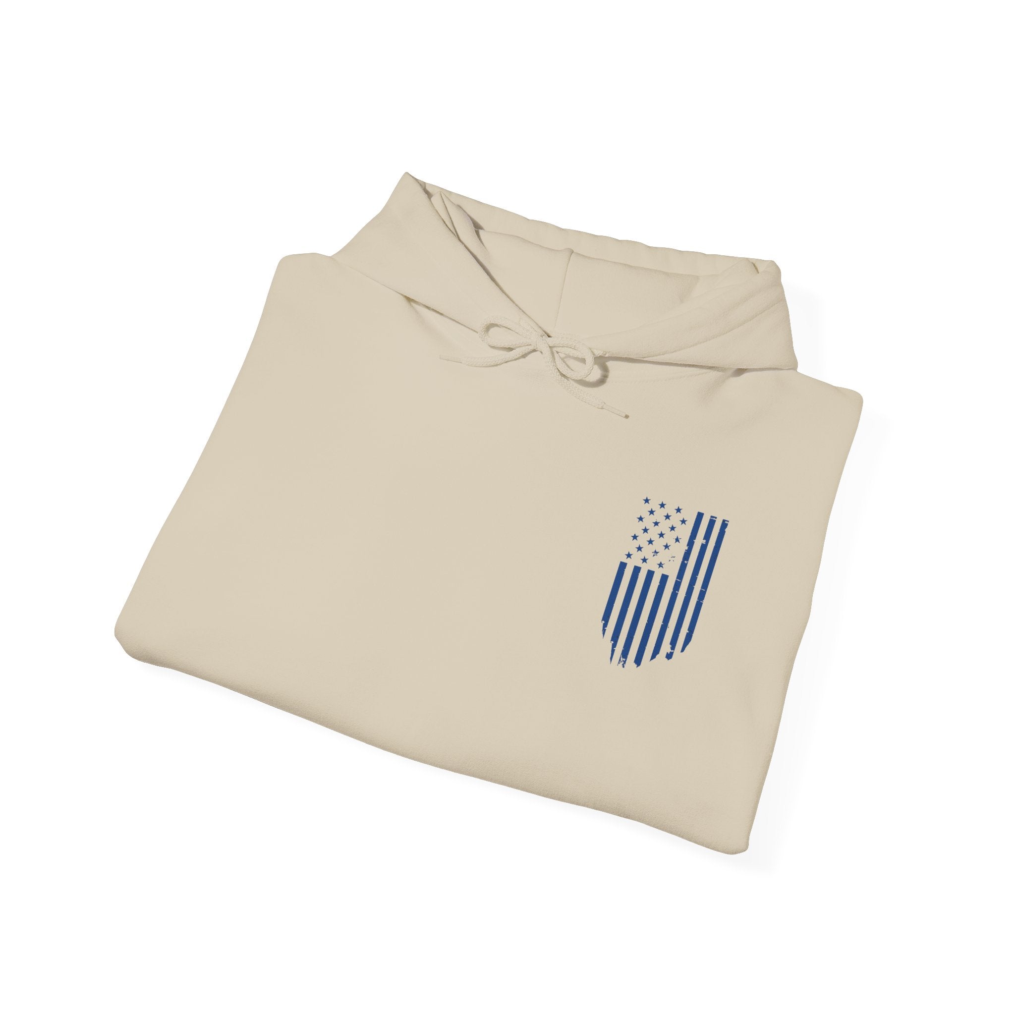 Patriotic Hoodie - Thin Blue Line Unisex Blend