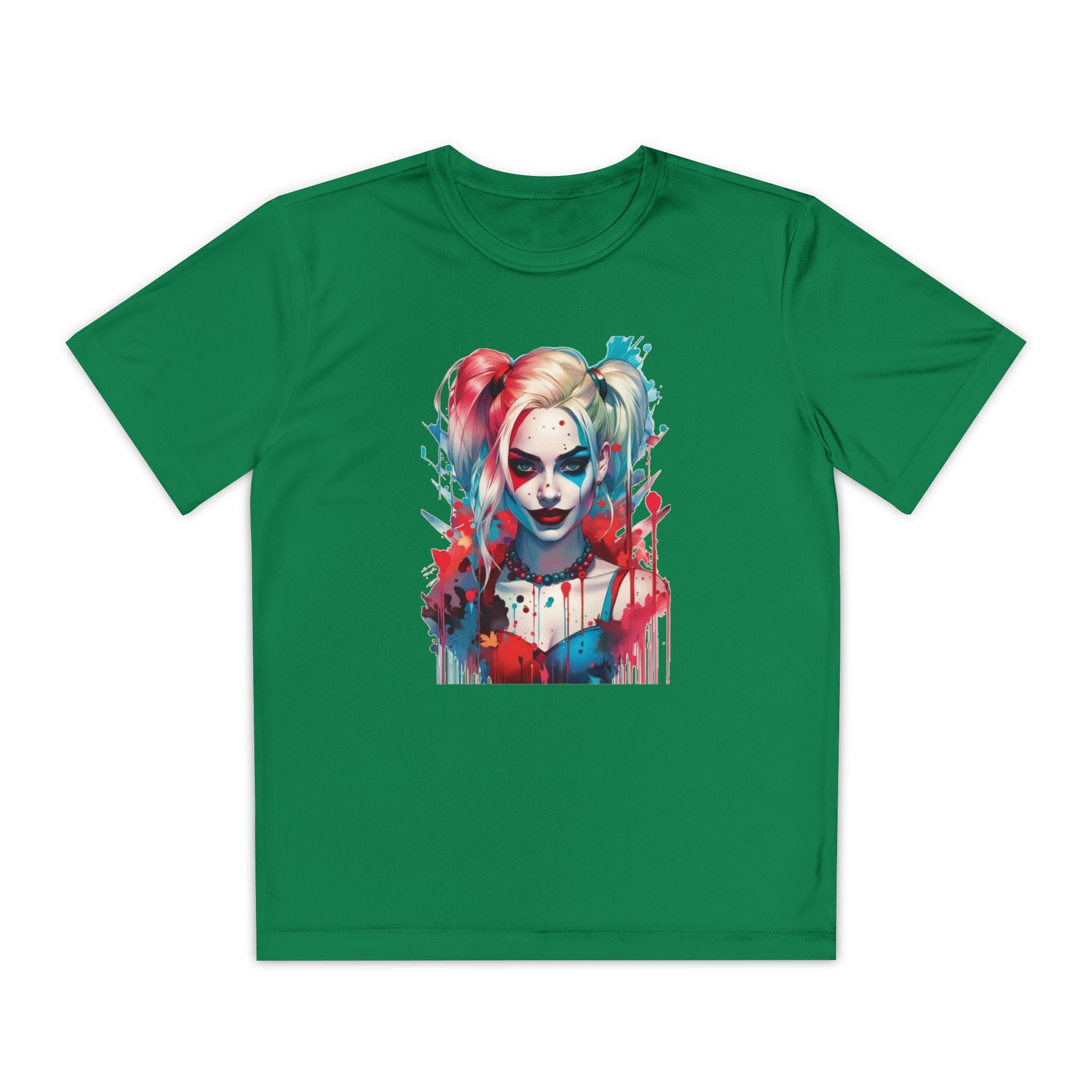 Superhero Youth T-Shirt Sports Graphic Tee, Cool Athletic Shirt for Kids