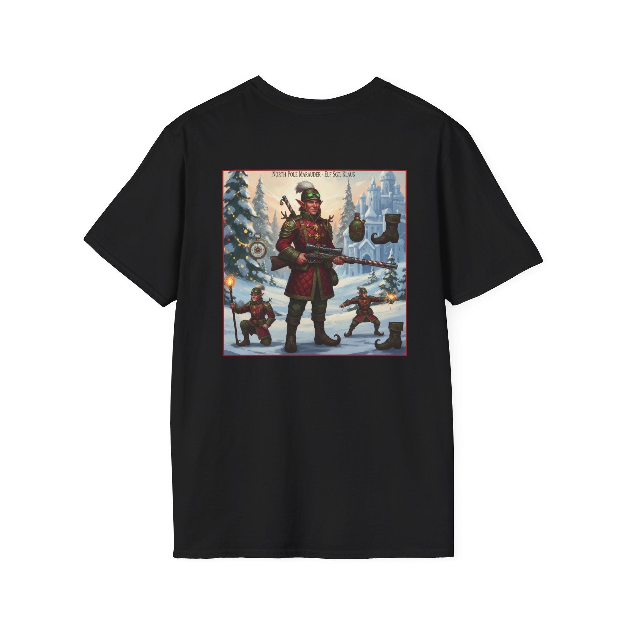 Yule Guard Patriotic Christmas Holiday ~ Unisex Softstyle T-Shirt