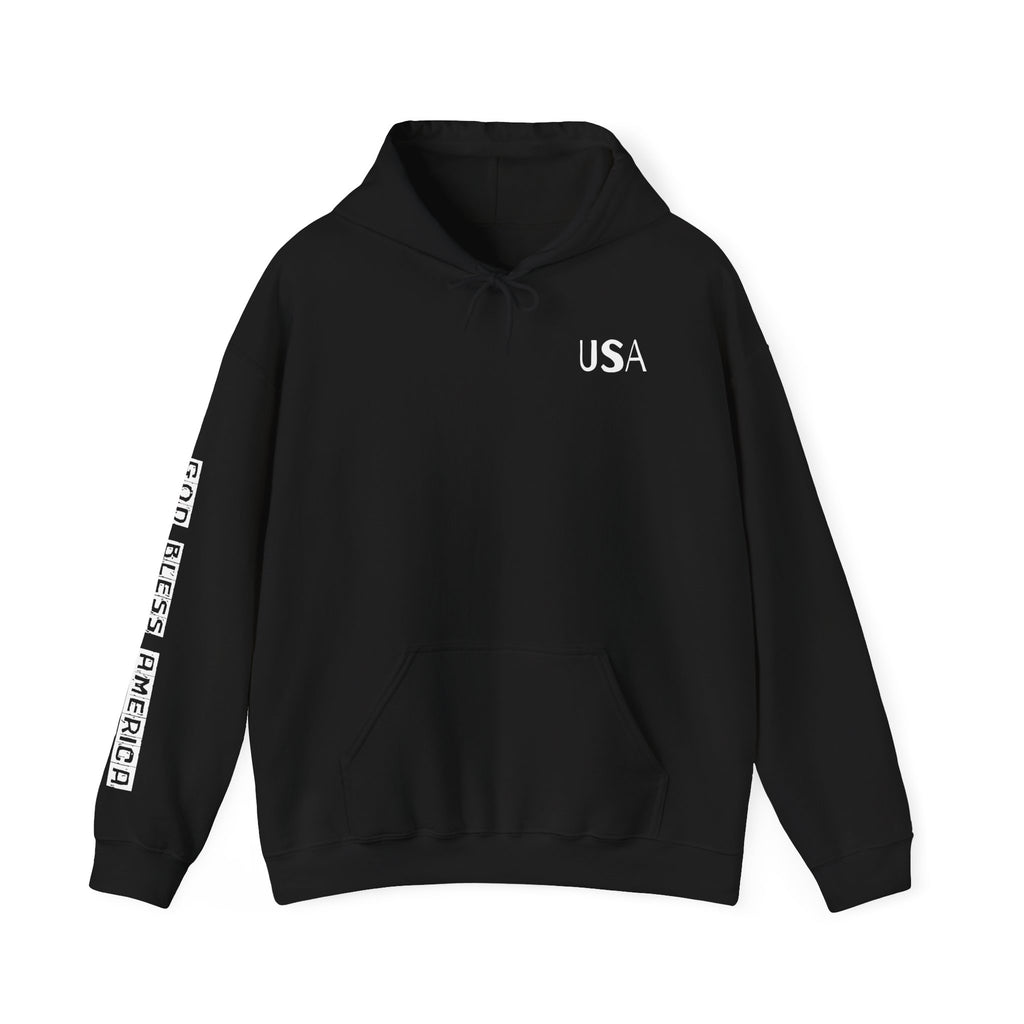 Faith Family Firearms Freedom Hooded Sweatshirt with Faith, Family, Firearms & Freedom Design - Unisex Cozy Wear for Celebrations