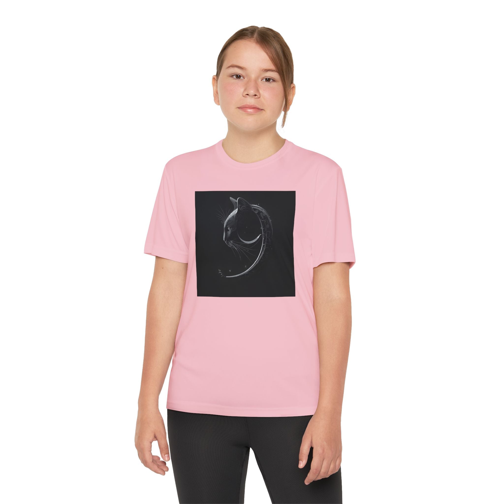 Youth Tee Shirt, Kids Animal Graphic Top, Cute Black and White Tee, Children's Zoo Theme Shirt, Bamboo Bear