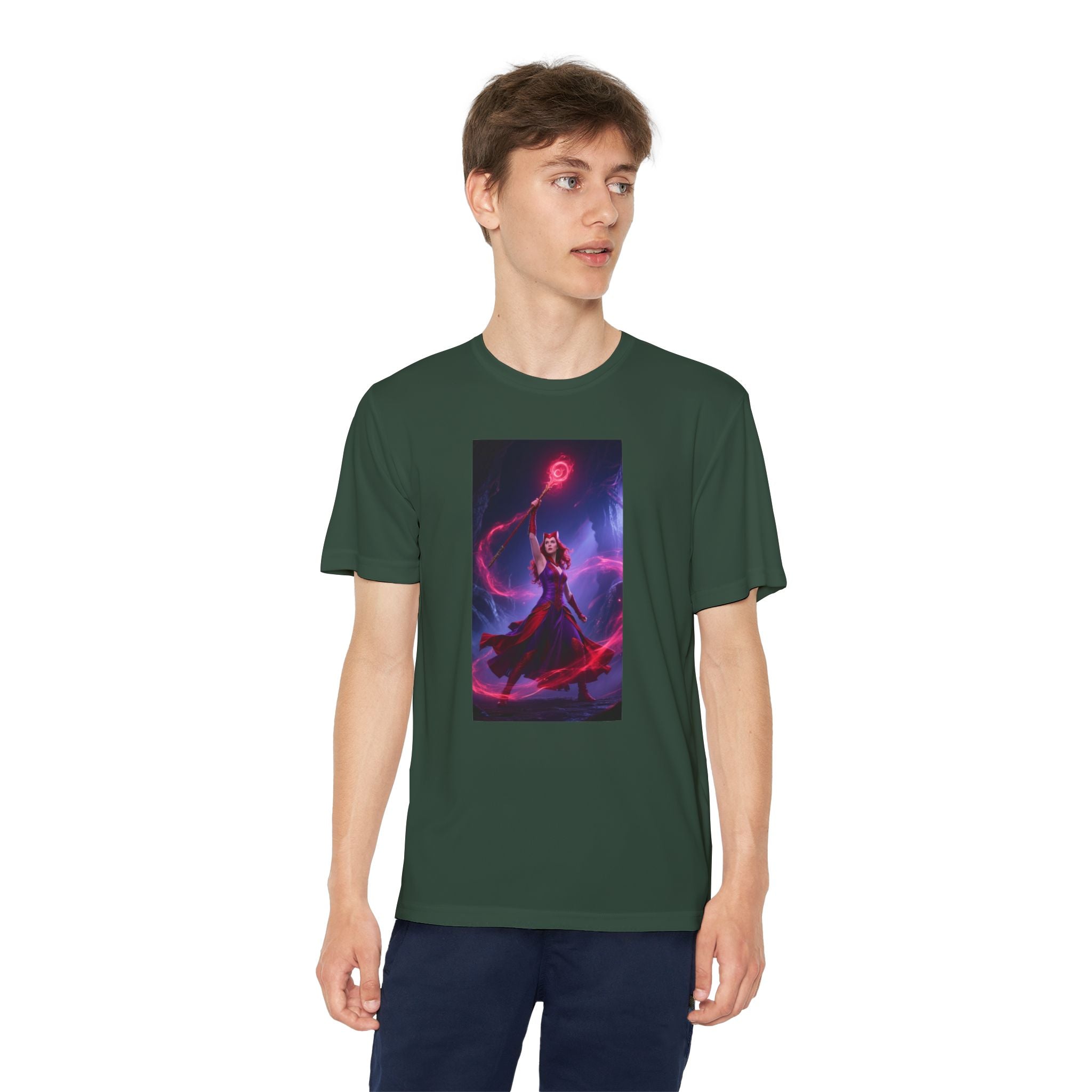 Superhero Youth T-Shirt Sports Graphic Tee, Cool Athletic Shirt for Kids