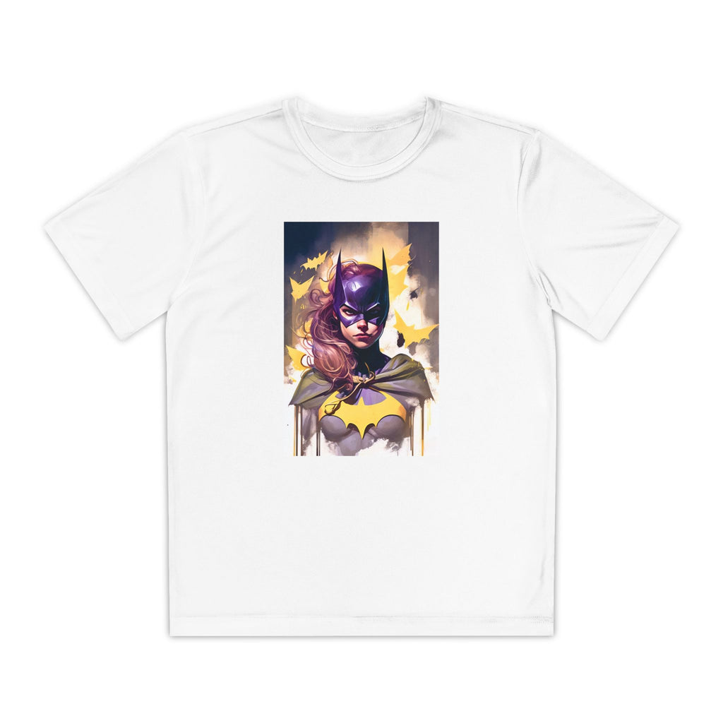 Superhero Youth T-Shirt Sports Graphic Tee, Cool Athletic Shirt for Kids