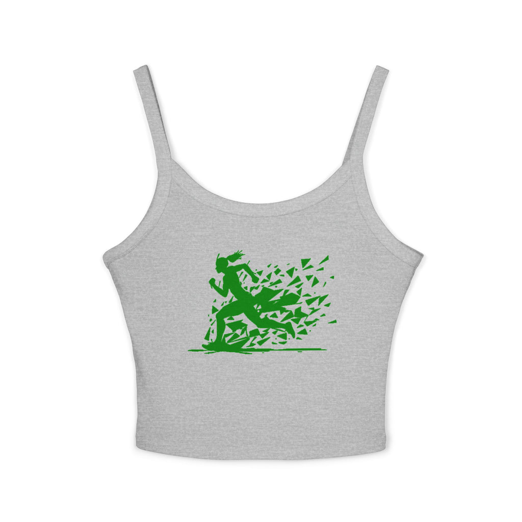 Running Woman Tank Top, Athletic Workout Top, Fitness Sleeveless Shirt, Jogging Muscle Tee, Exercise Gym Cami