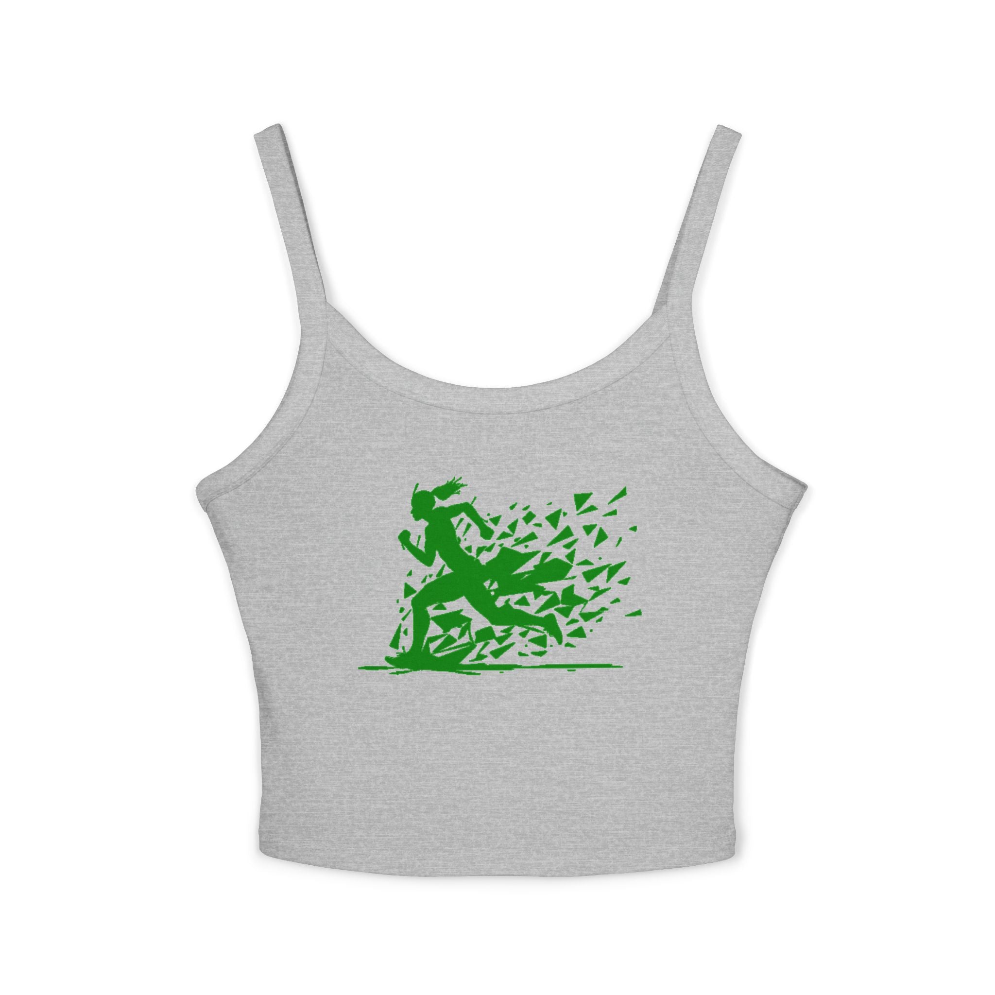 Running Woman Tank Top, Athletic Workout Top, Fitness Sleeveless Shirt, Jogging Muscle Tee, Exercise Gym Cami