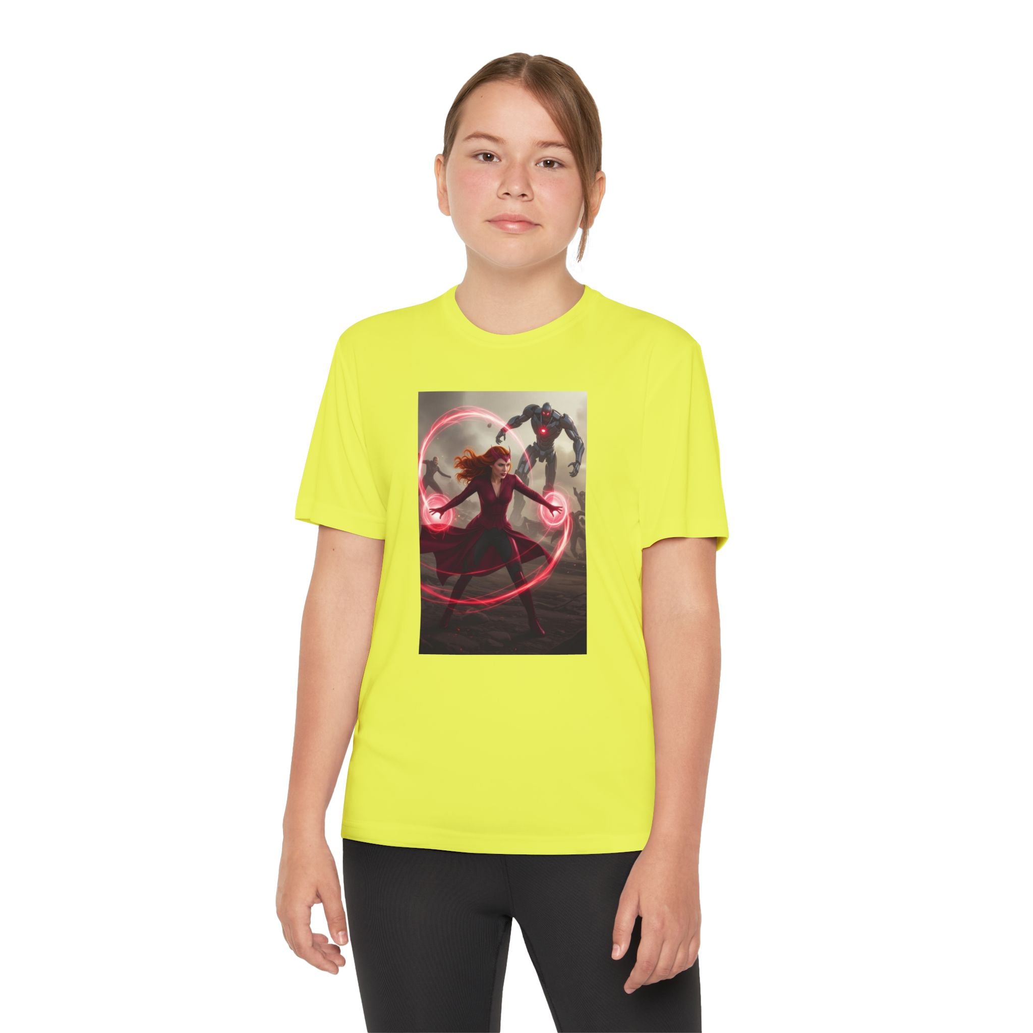 Superhero Youth T-Shirt Sports Graphic Tee, Cool Athletic Shirt for Kids