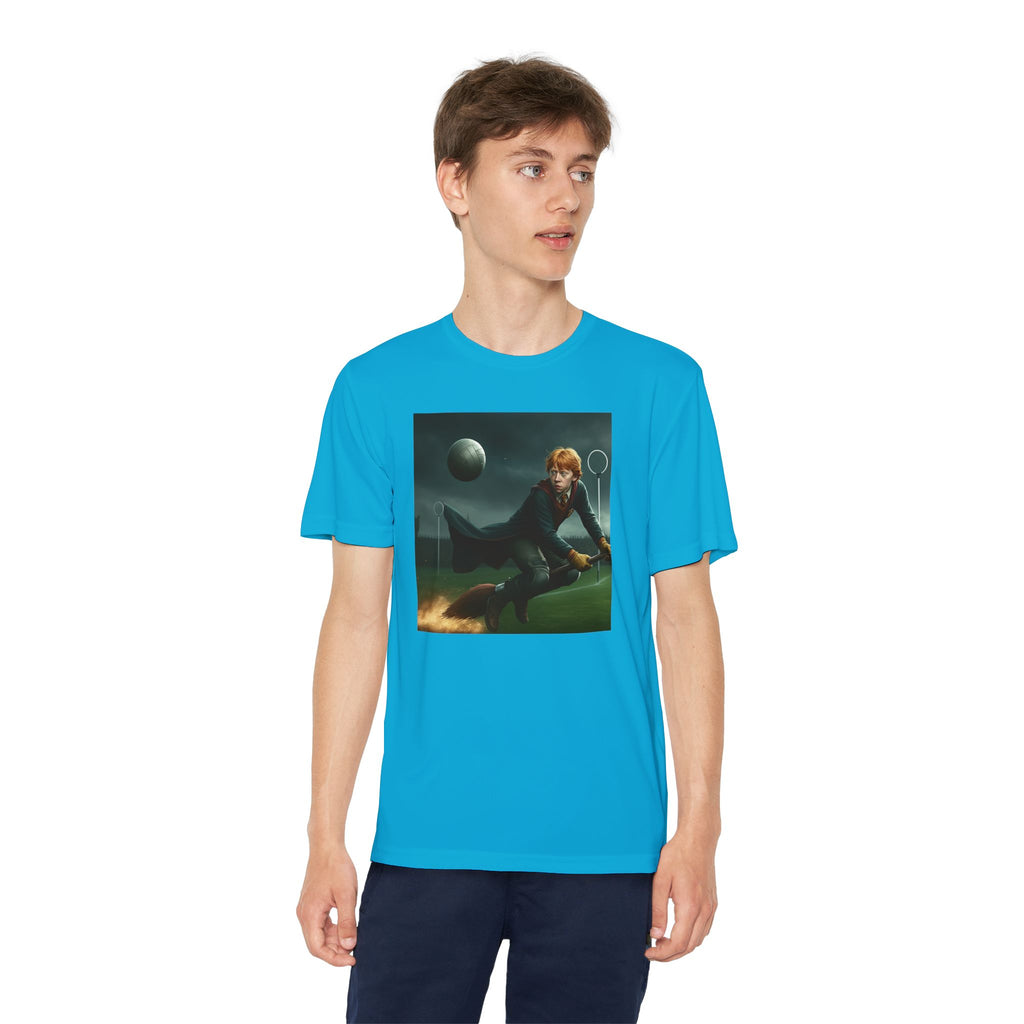 Youth Competitor Tee - Harry Potter, Wizard School Shirt, Magical Kids Top, Hogwarts Fan Gift, Sorcerer's Stone T-Shirt