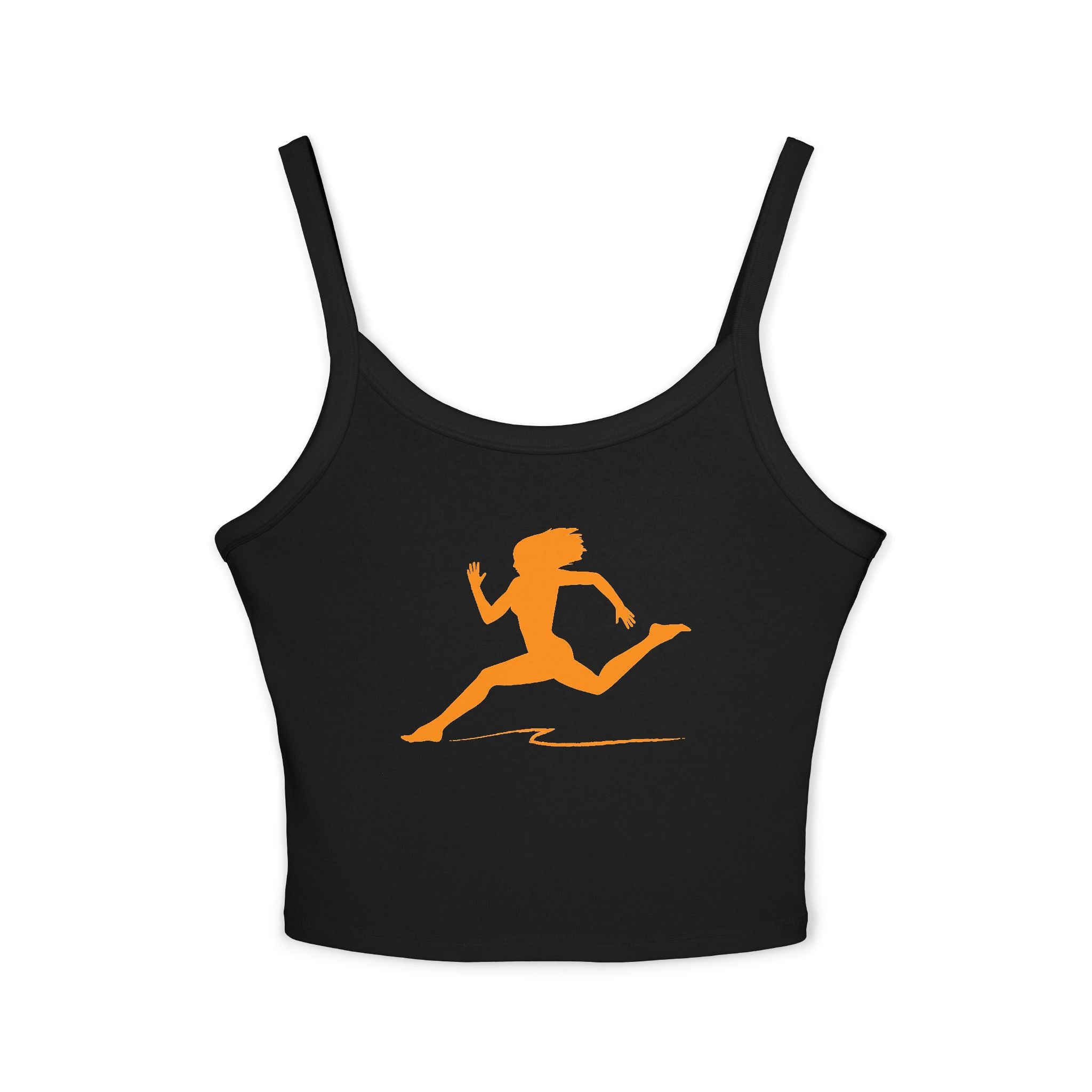 Running Woman Tank Top, Athletic Workout Top, Fitness Sleeveless Shirt, Jogging Muscle Tee, Exercise Gym Cami