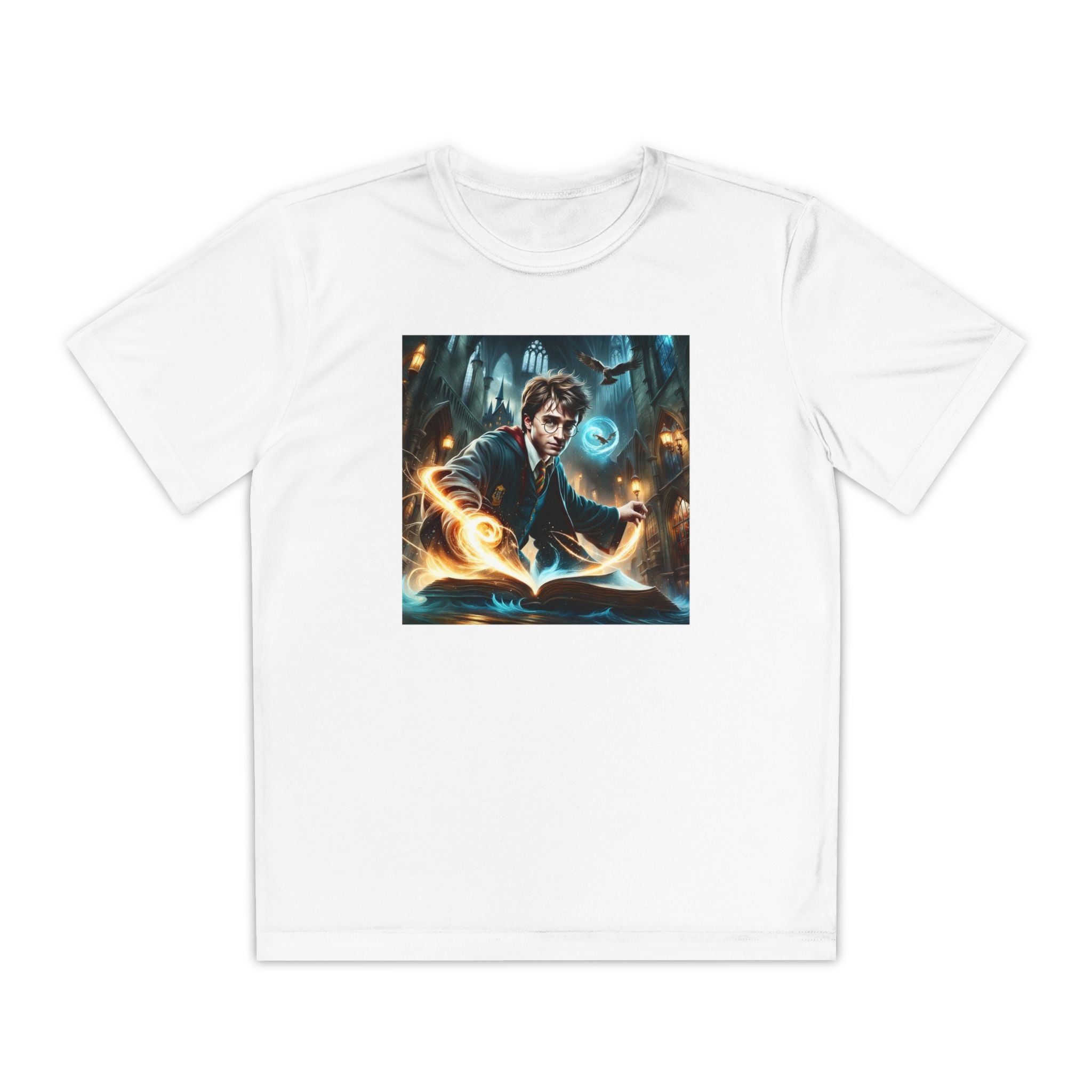Youth Competitor Tee - Harry Potter, Wizard School Shirt, Magical Kids Top, Hogwarts Fan Gift, Sorcerer's Stone T-Shirt