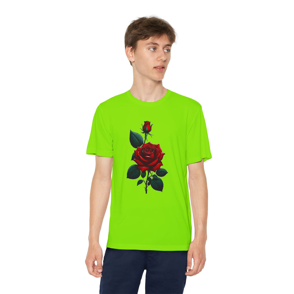 Flower Youth Tshirt, Girls Floral Tee, Kids Spring Shirt, Children's Botanical Top, Teen Blossom T-Shirt