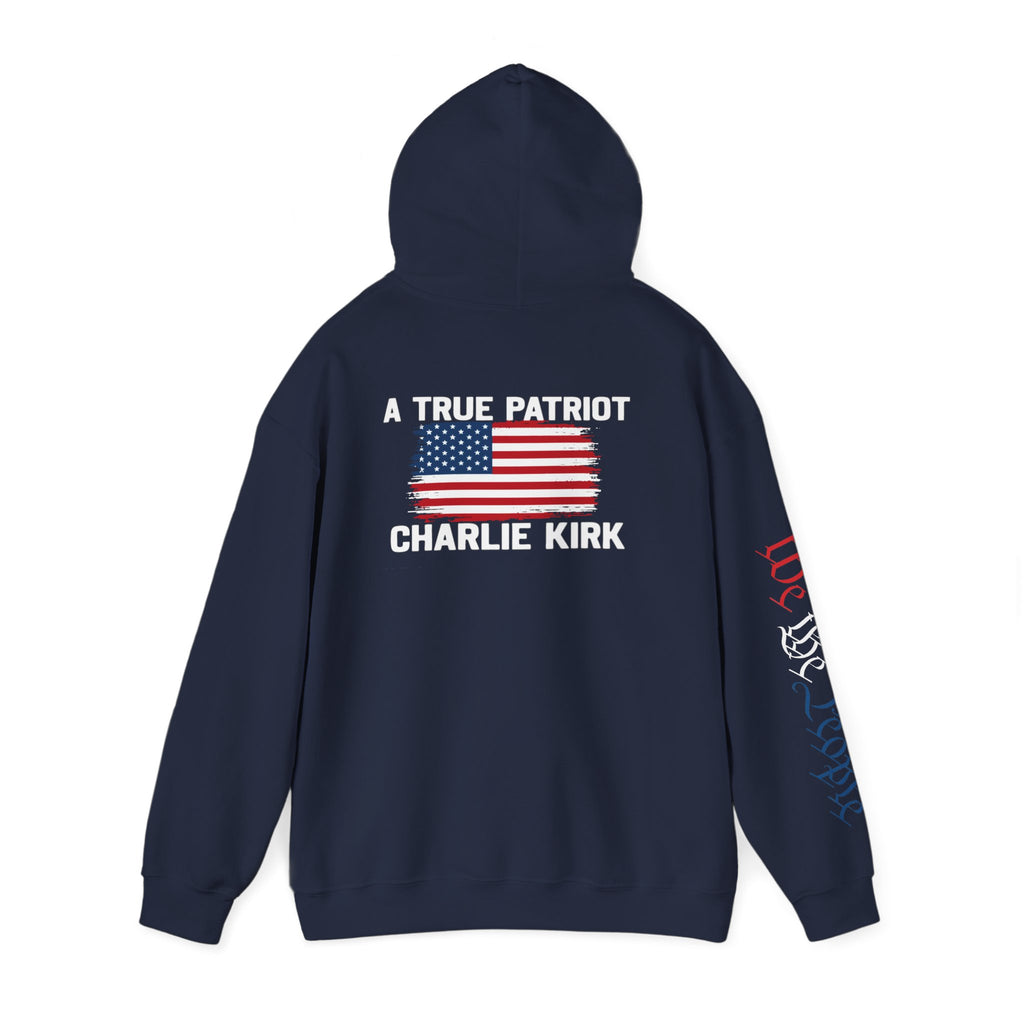 Charlie kirk Patriotic Hoodie Rebel Spirit Unisex Hoodie
