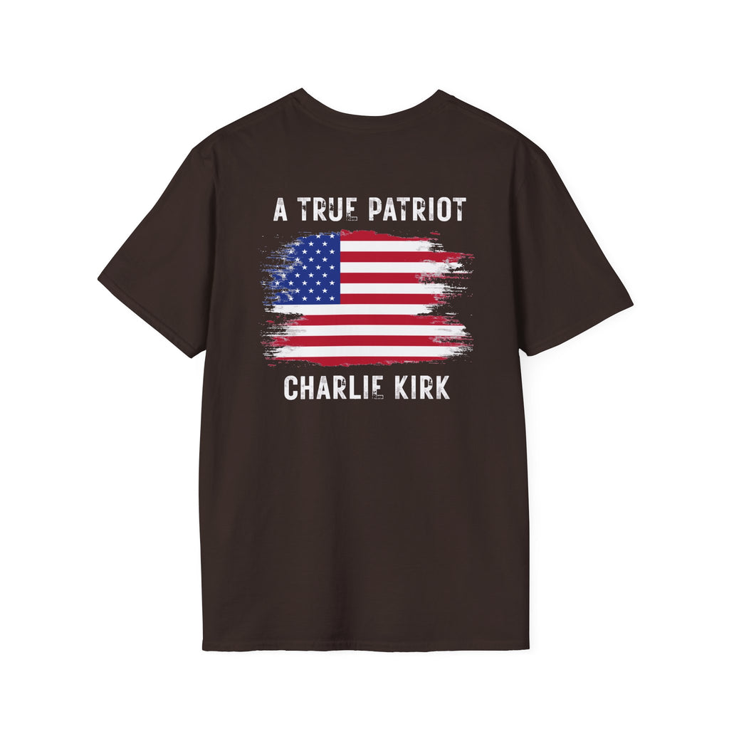 Charlie Kirtk Patriotic Tshirt, American Flag Tee, 4th of July Shirt, USA Independence Day Top, Patriotic Graphic Tee, Unisex Patriotic