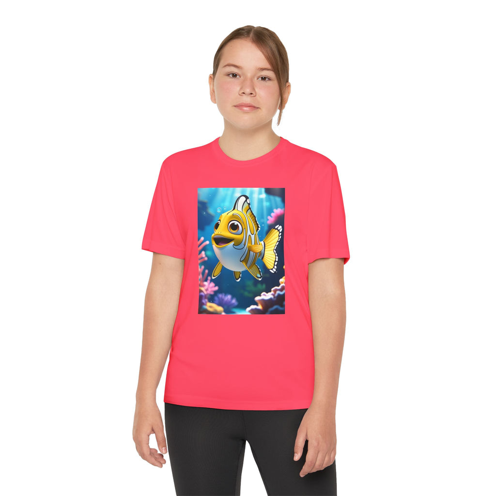 Nemo Fish Ocean Youth T-Shirt - Underwater Kids Tee, Finding Nemo Shirt, Beach Vacation Clothing, Ocean Lover Gift, Fish Theme Top