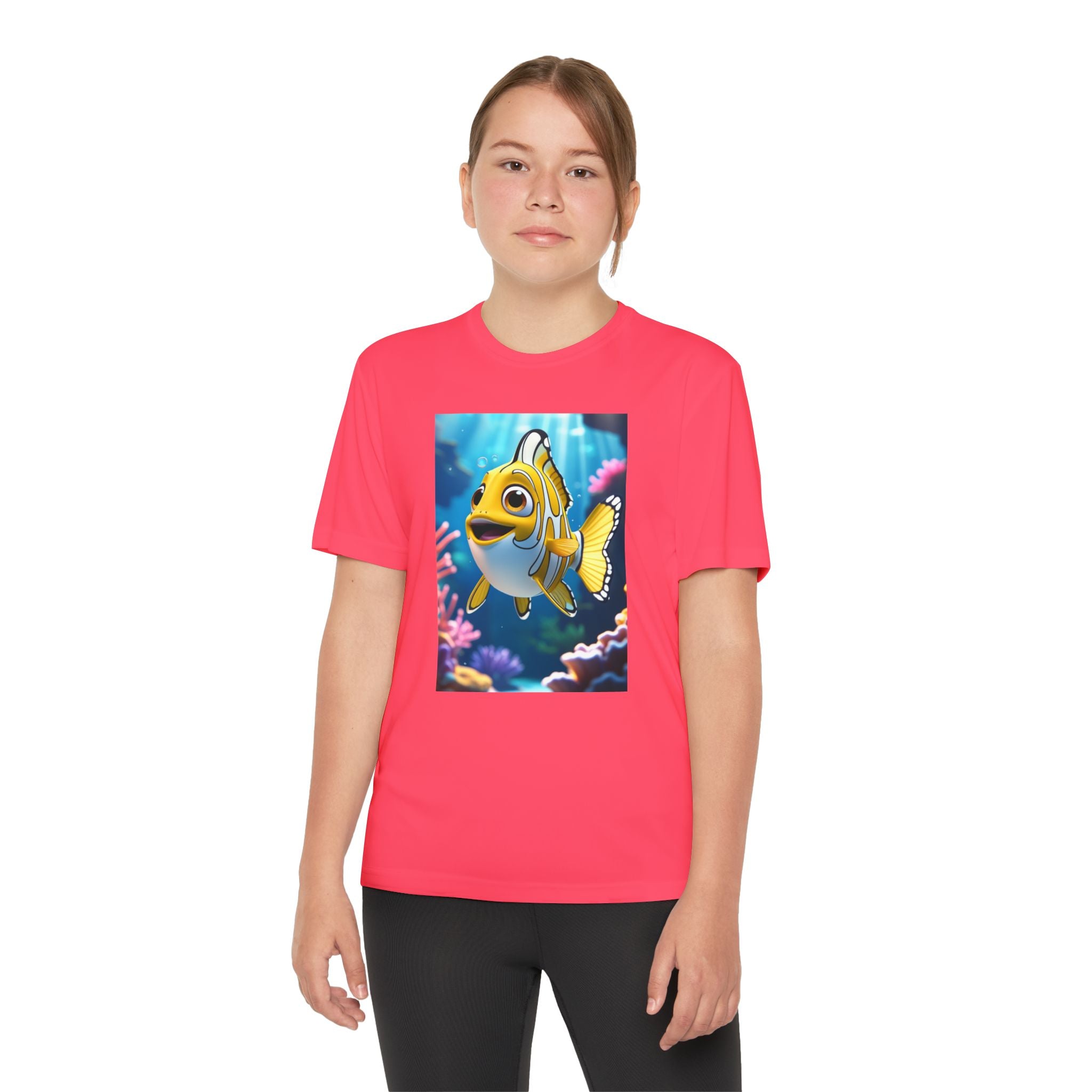 Nemo Fish Ocean Youth T-Shirt - Underwater Kids Tee, Finding Nemo Shirt, Beach Vacation Clothing, Ocean Lover Gift, Fish Theme Top